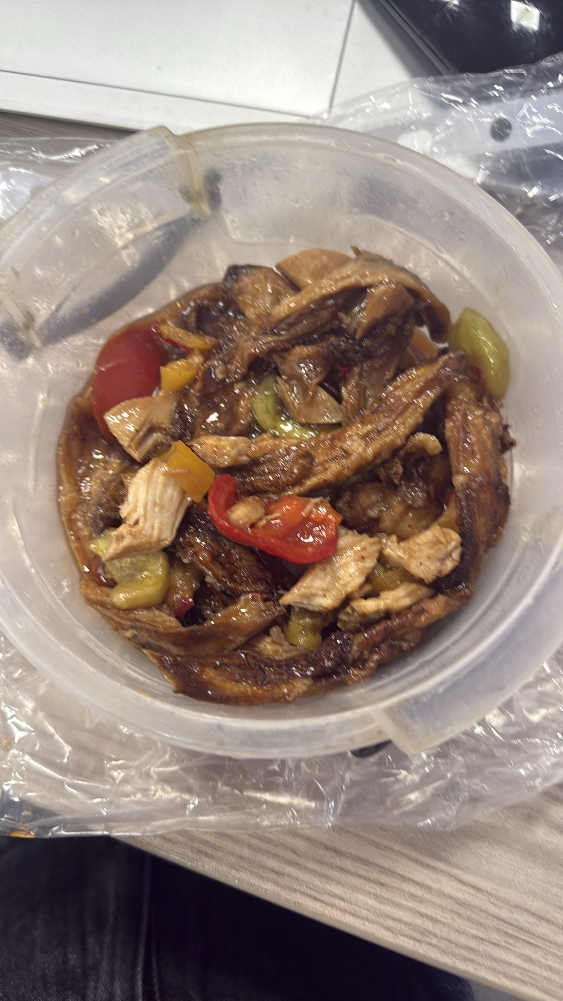 Курица с овощами