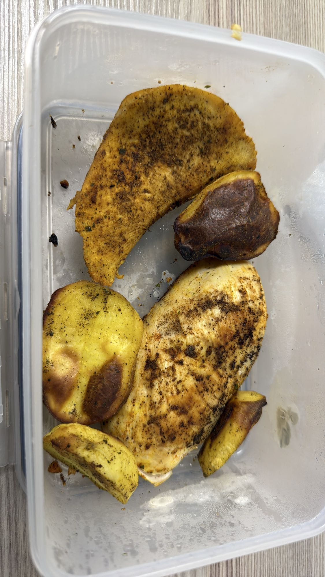 Pui cu cartofi dulci