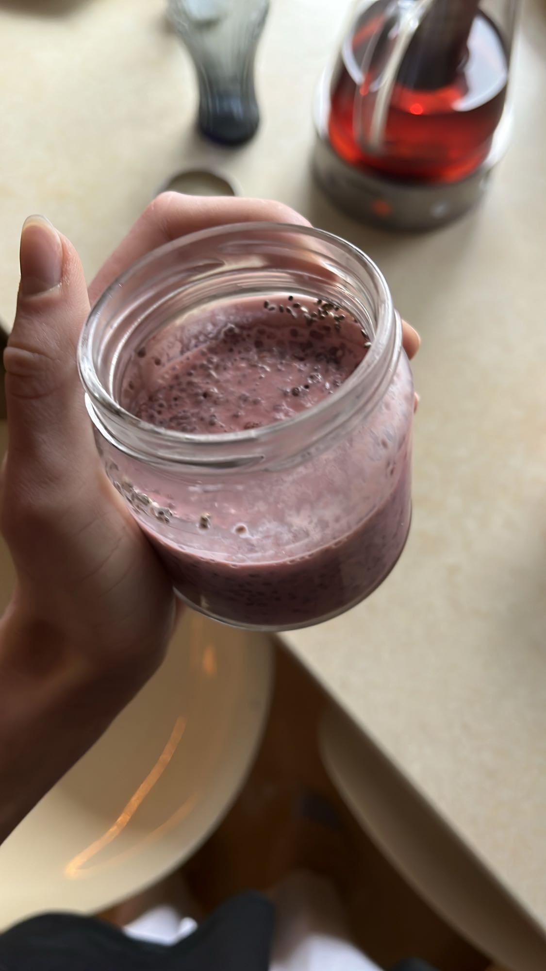 Koktajl jagodowy z chia