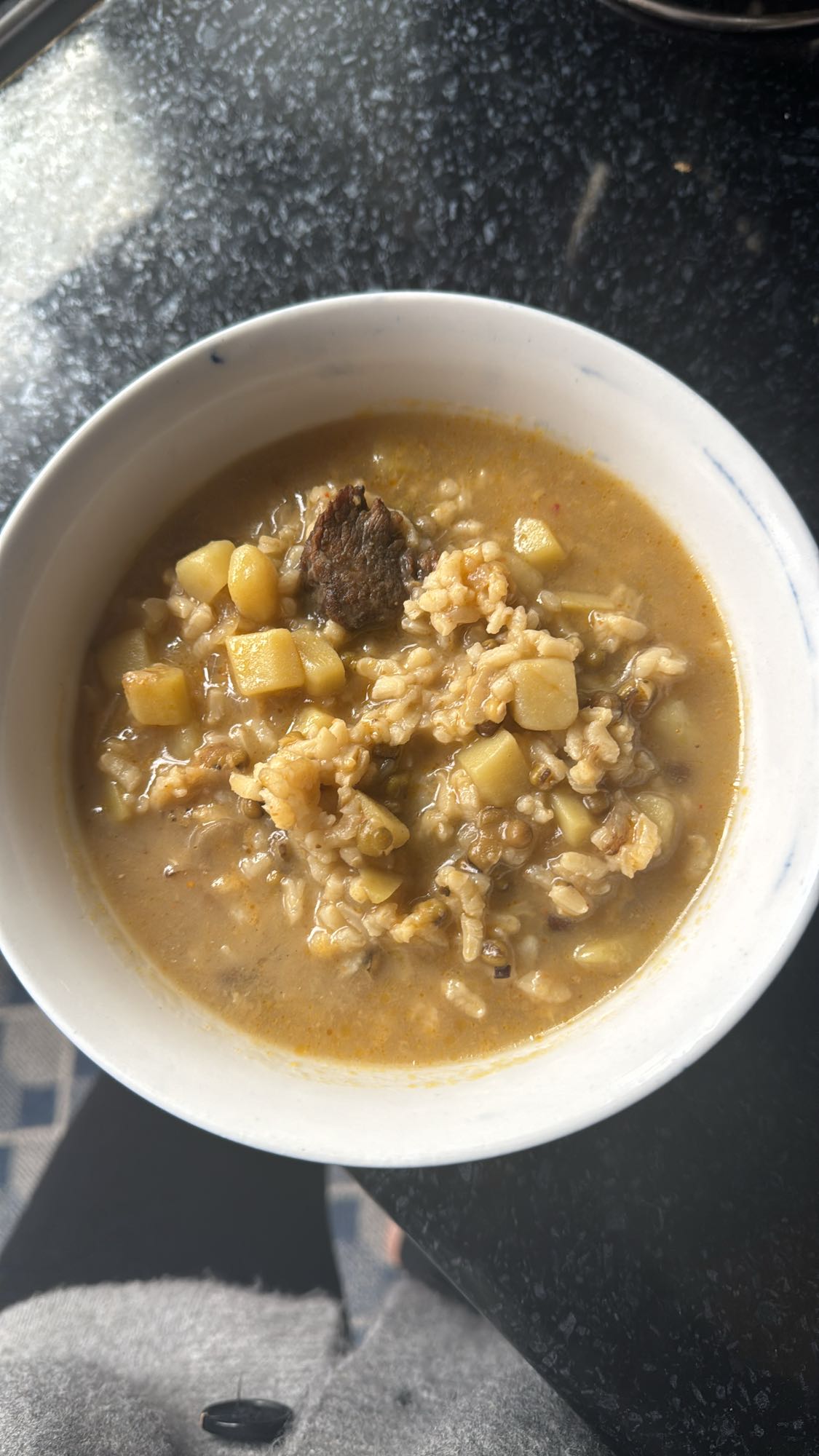 Суп с говядиной и крупами