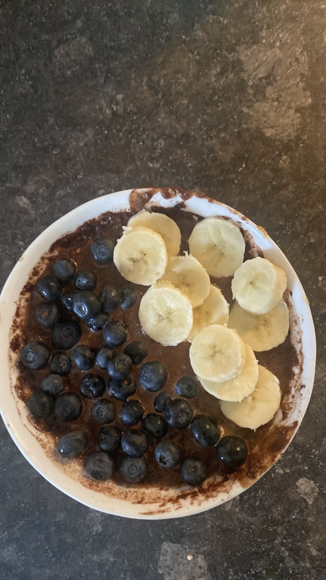 بودينغ الشوكولاتة بالموز