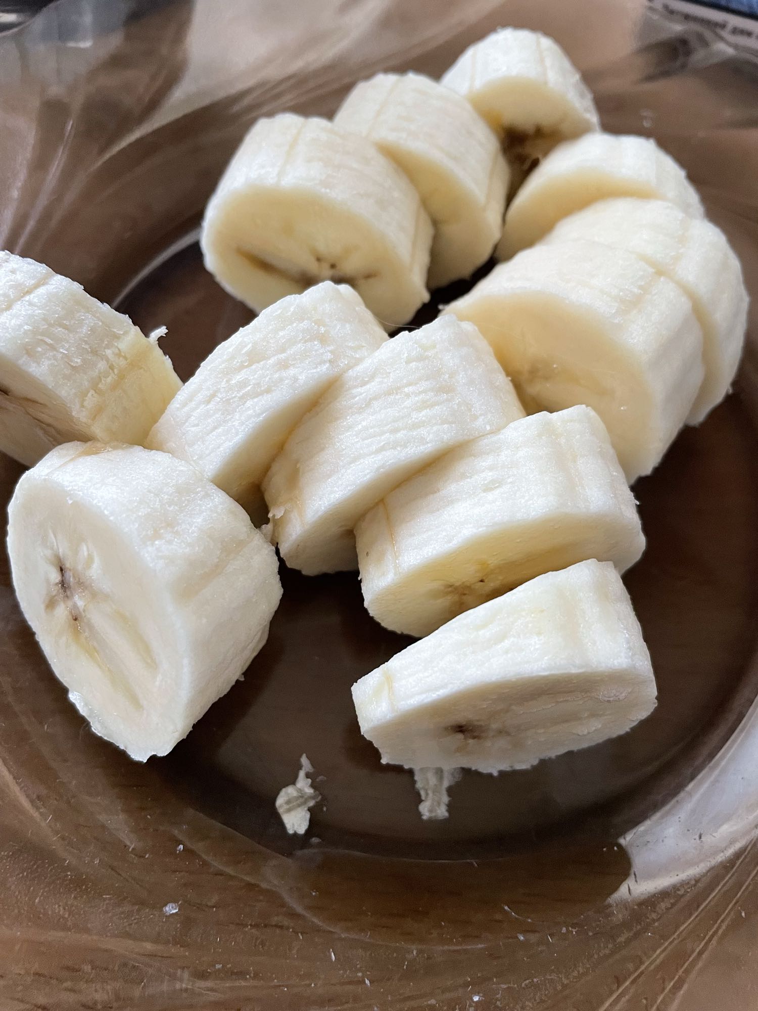 Нарезанный банан