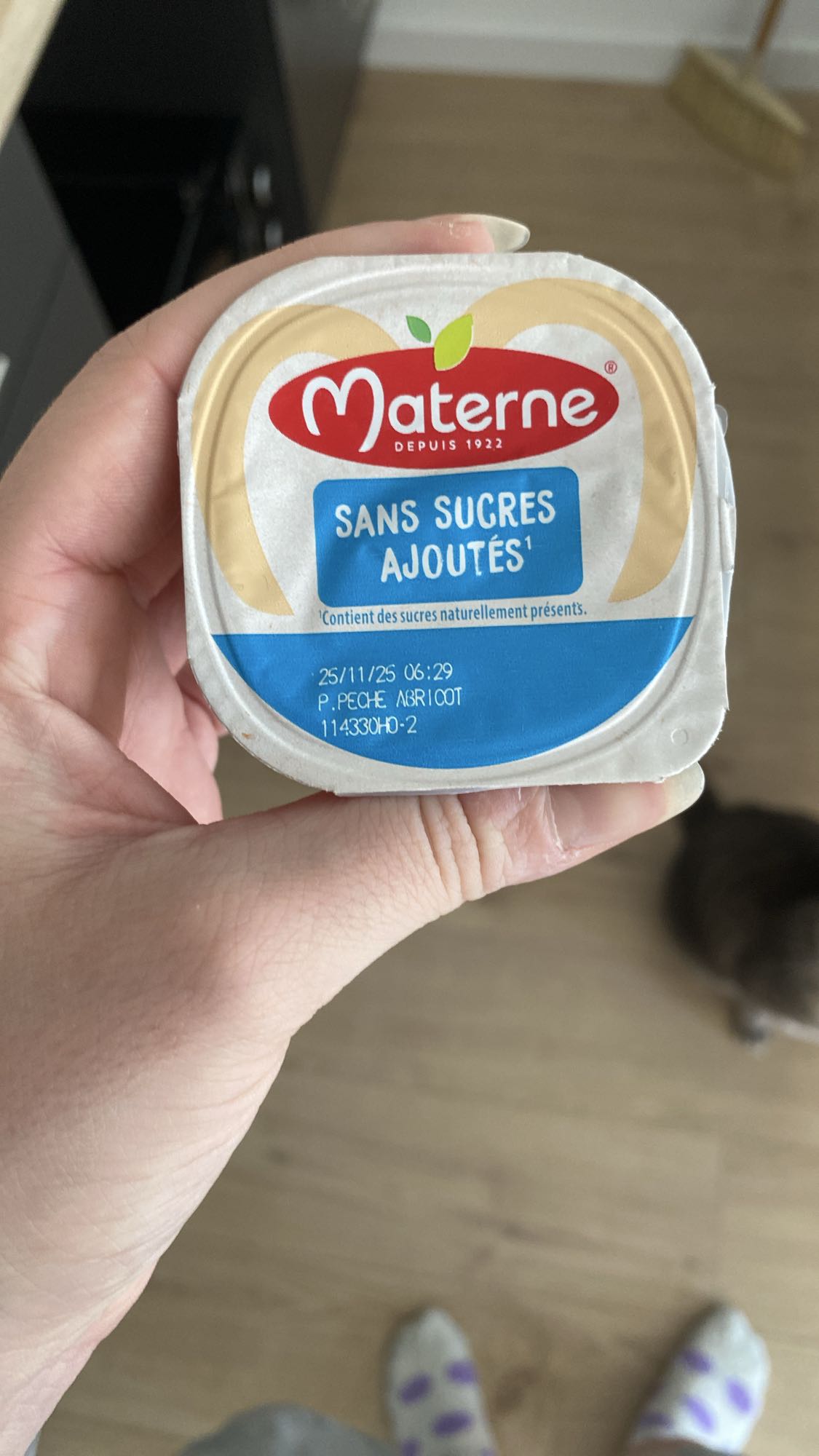 Compote pêche abricot