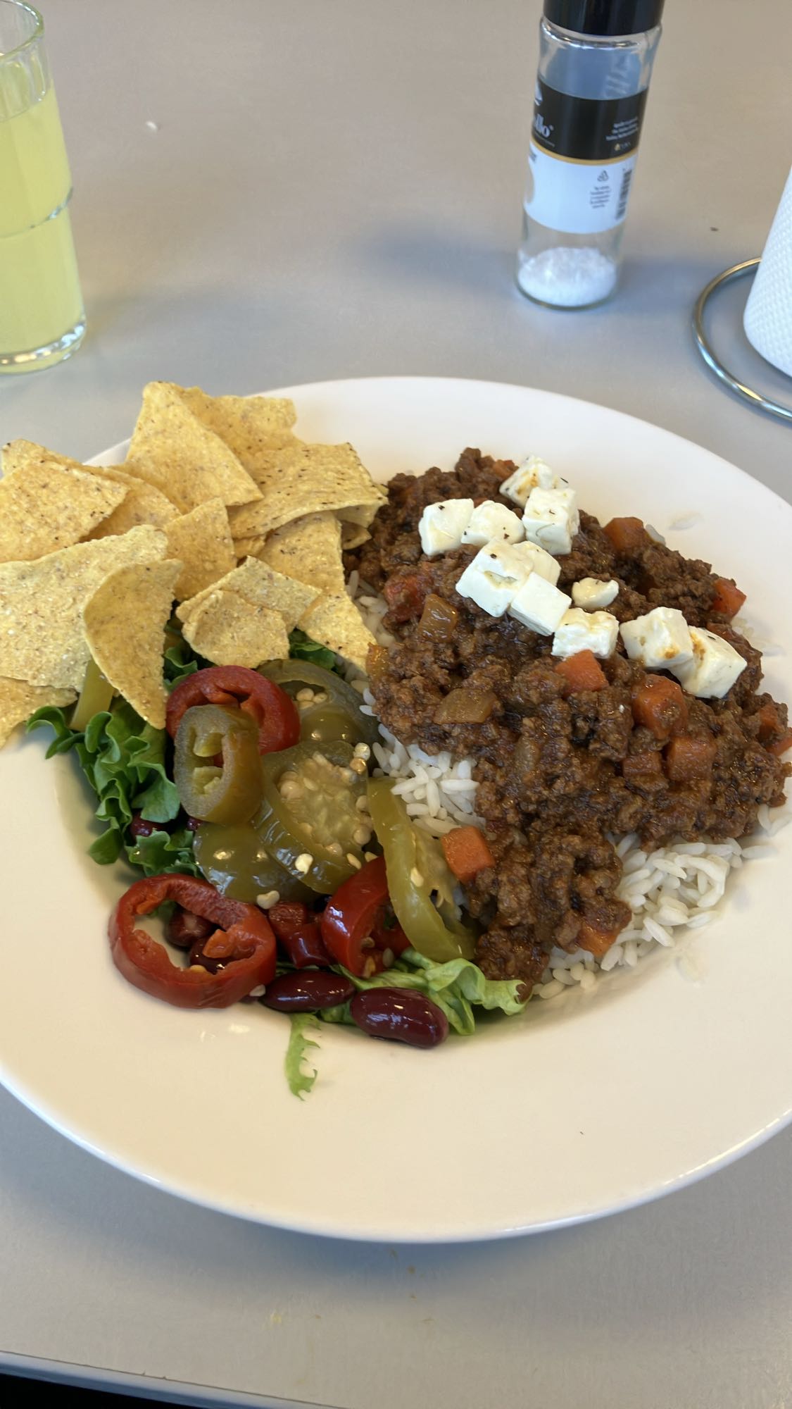 Chili con carne z ryżem