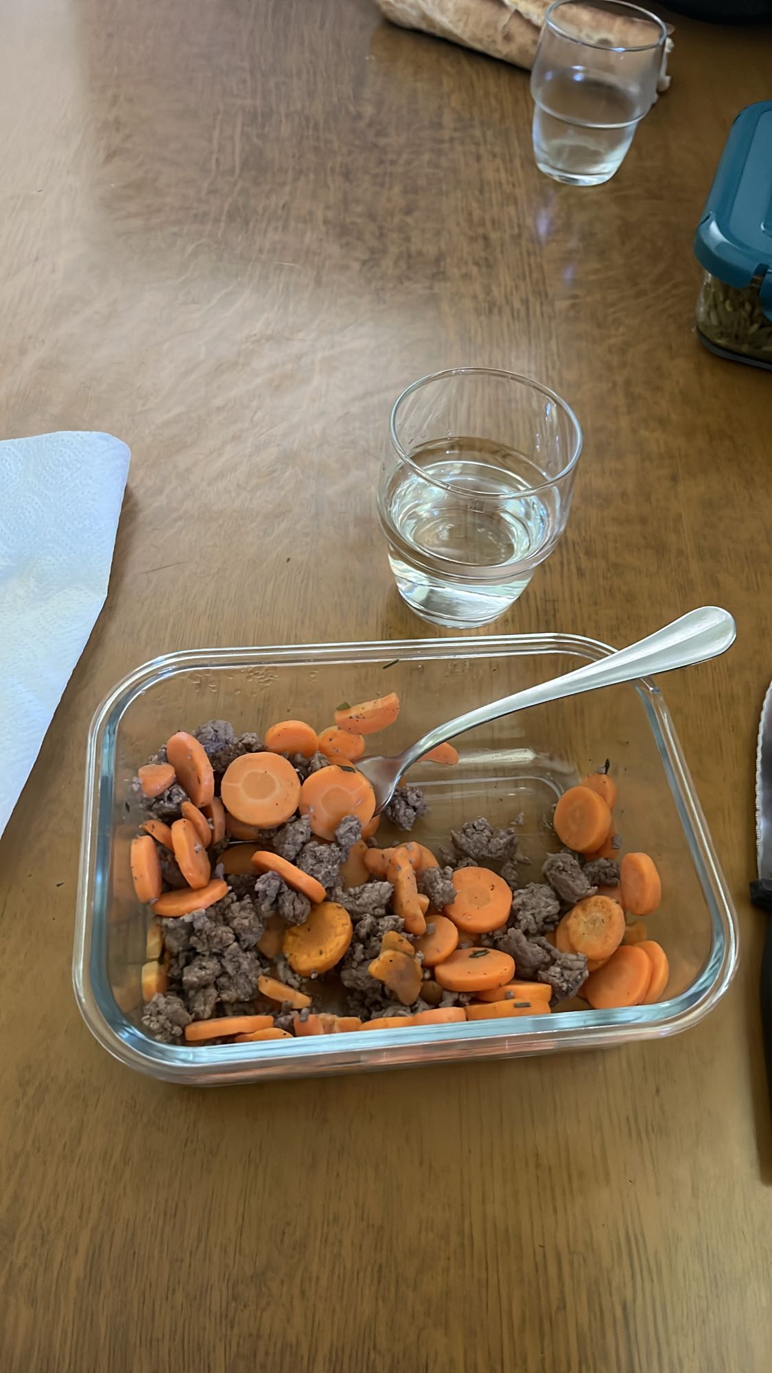 Bœuf haché et carottes