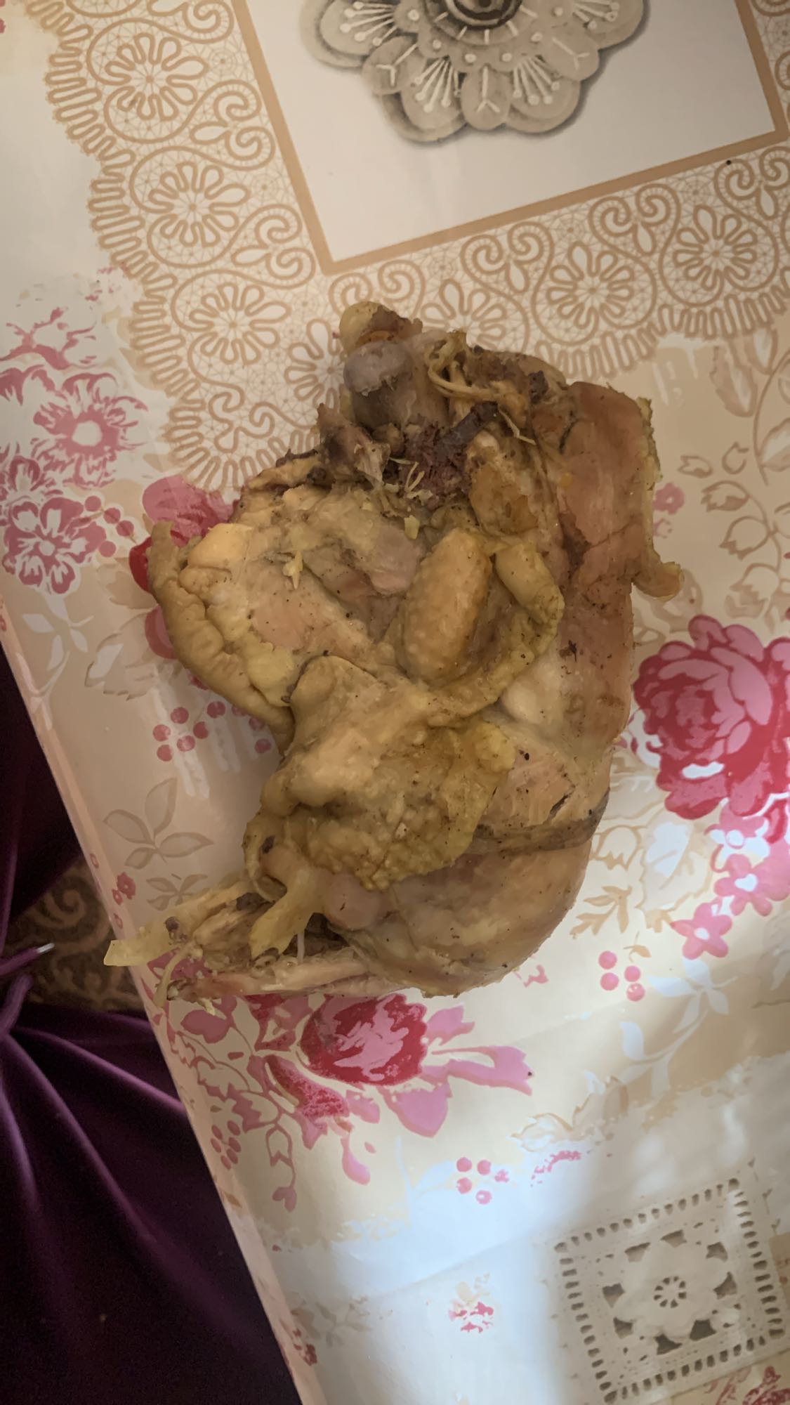 Poulet bouilli