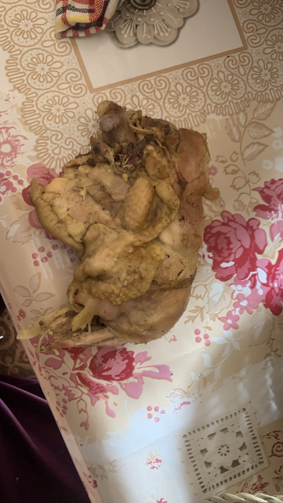 Poulet bouilli
