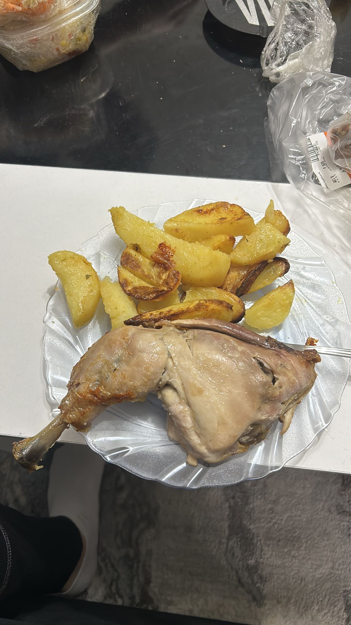 Roasted Rabbit with Potatoes