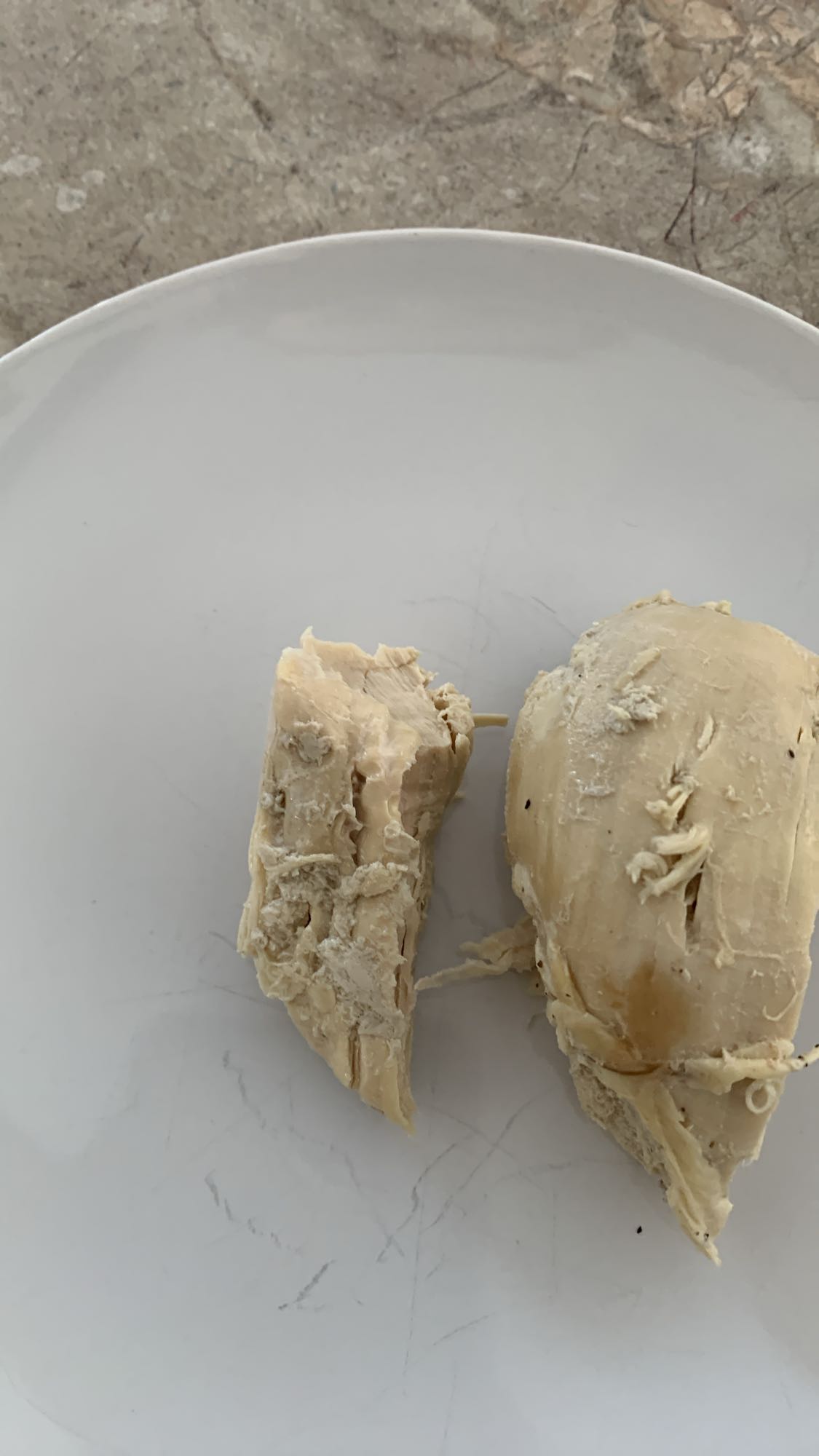 Poulet bouilli