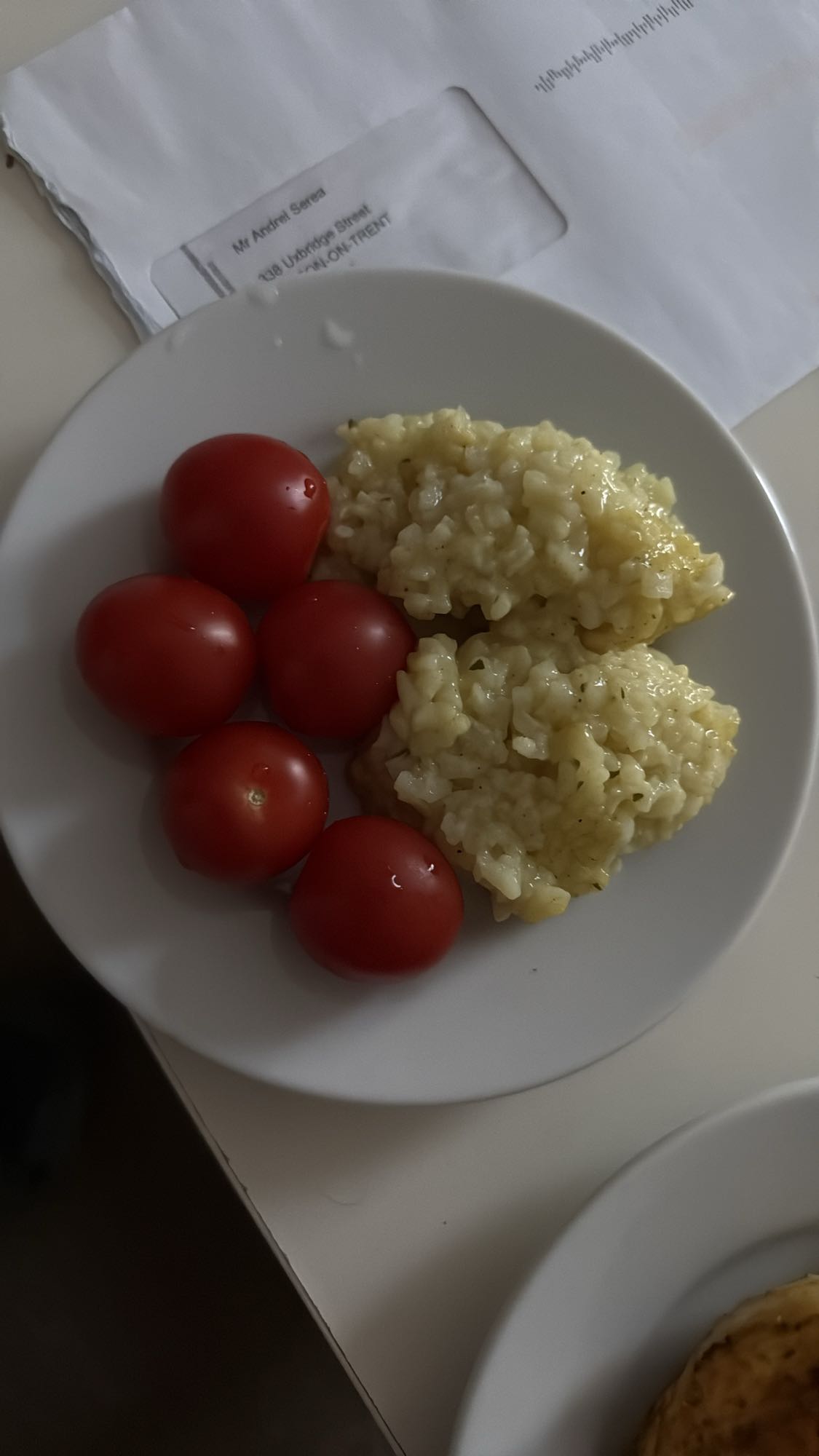 Orez cremos cu roșii