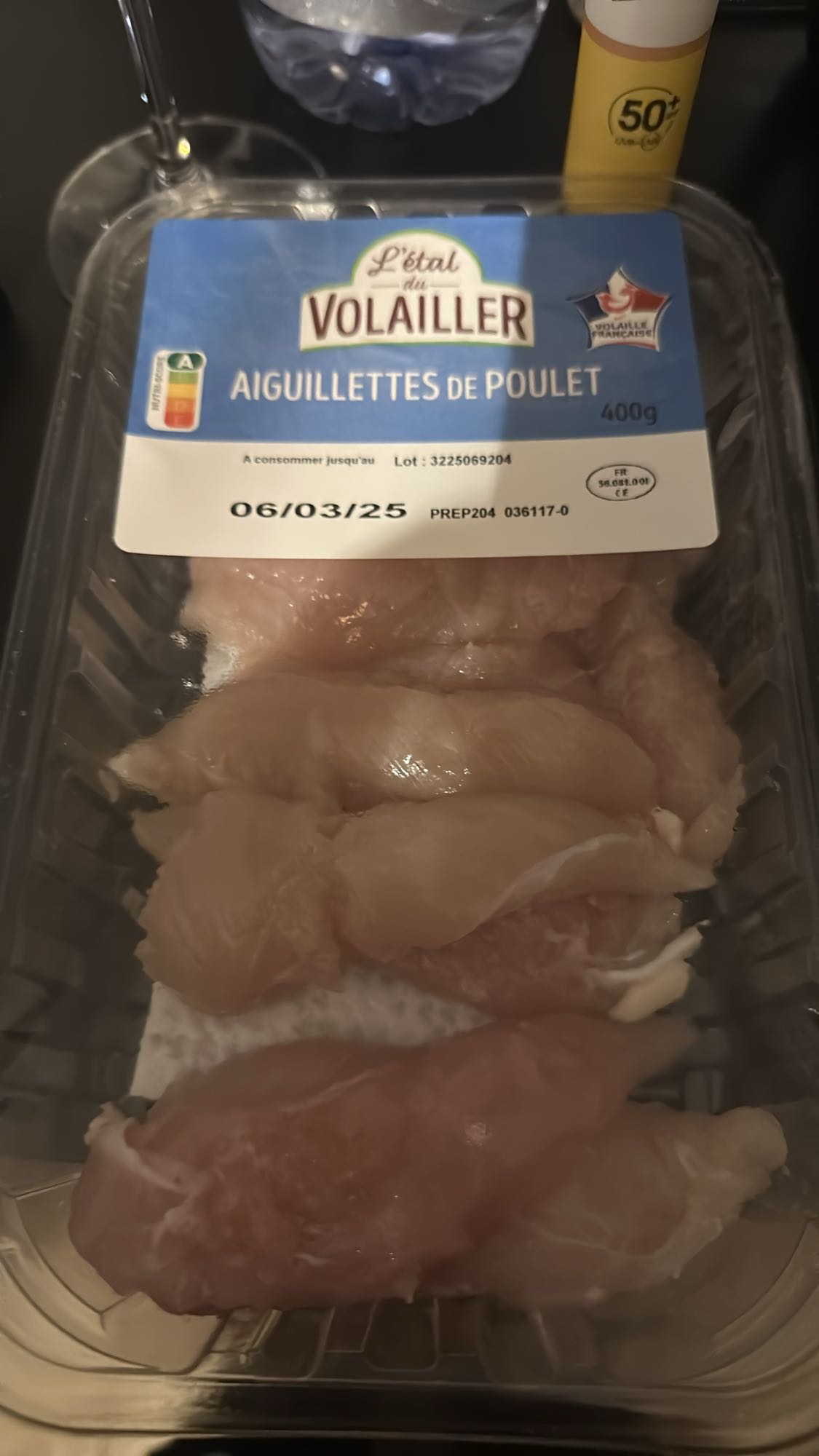 Aiguillettes de poulet