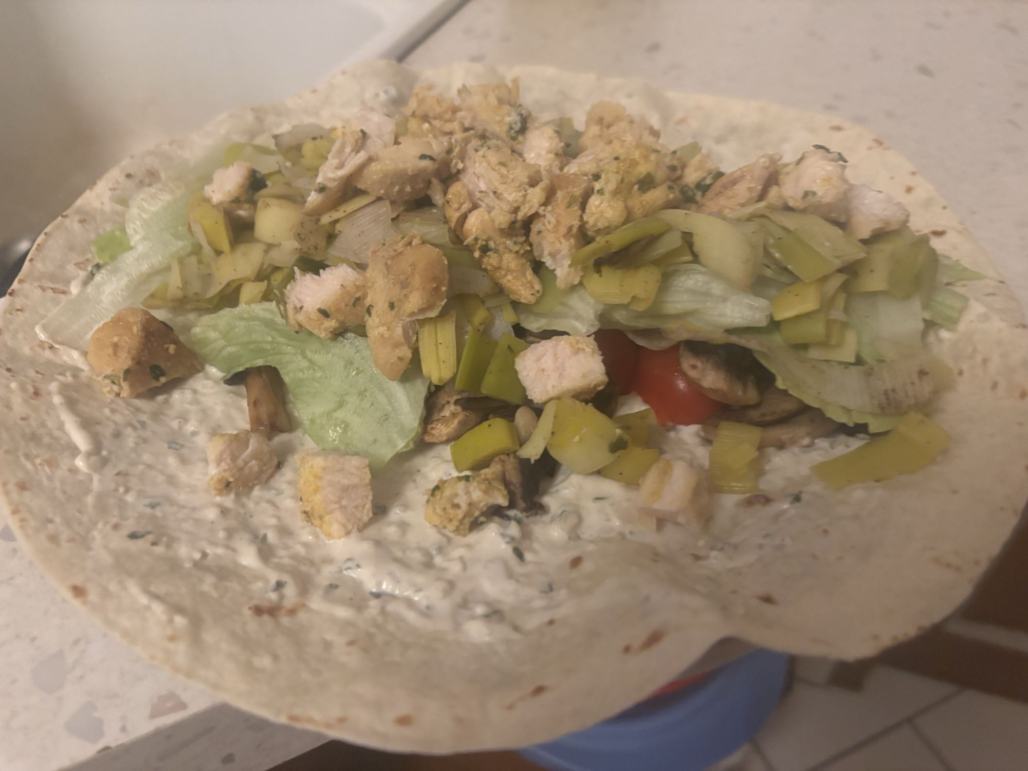 Wrap au poulet