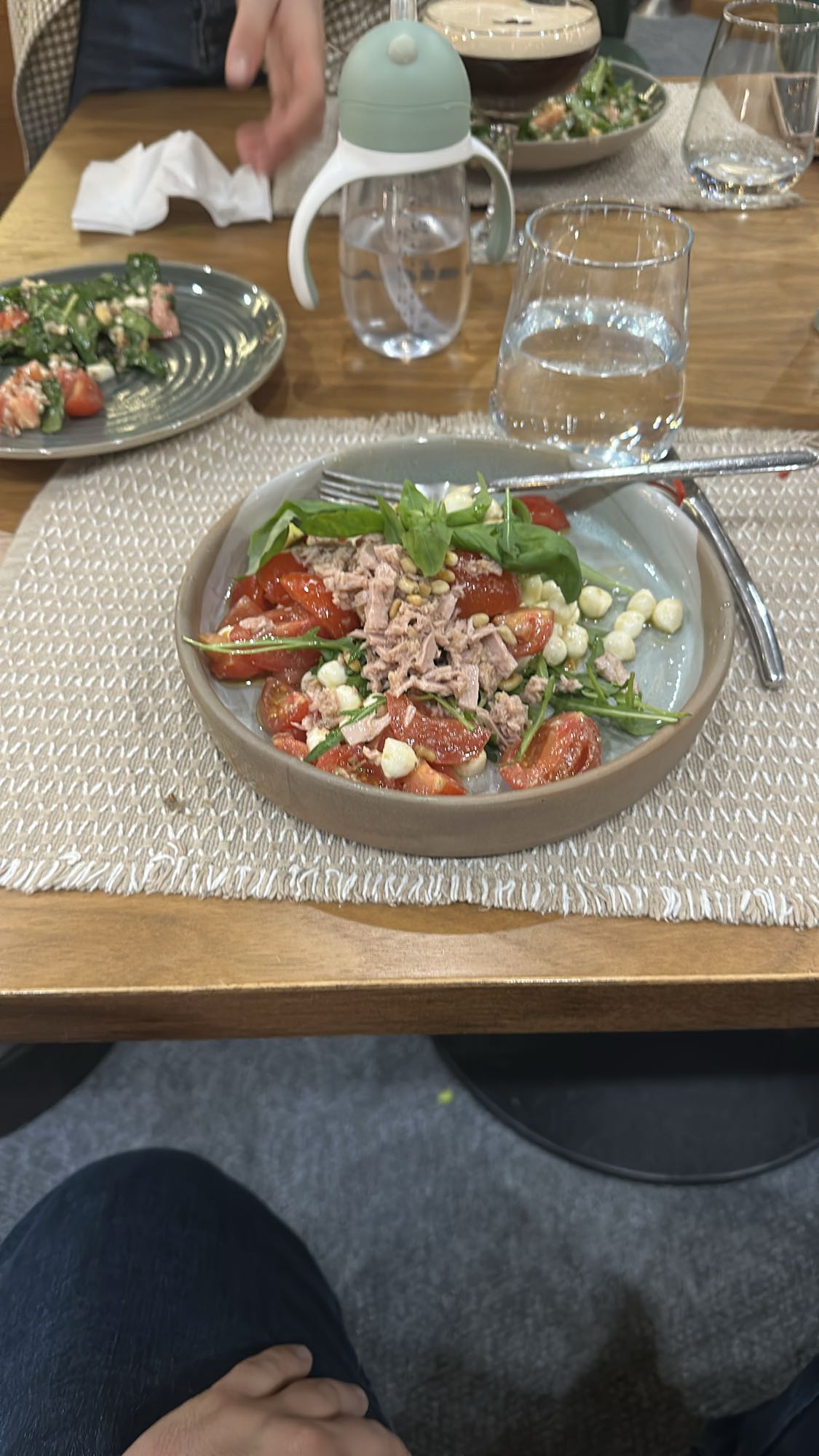 Tuna Salad with Mozzarella