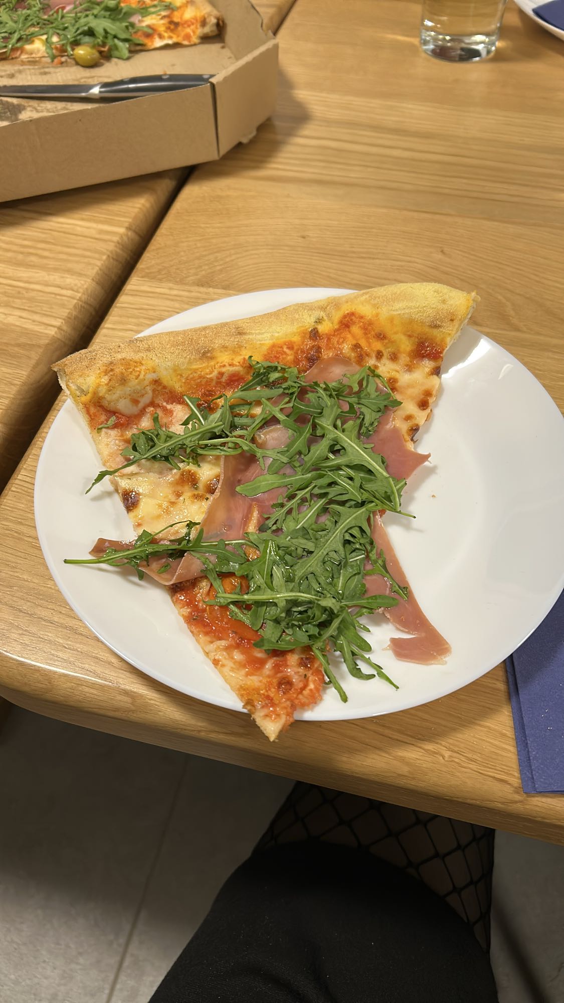 Prosciutto Arugula Pizza