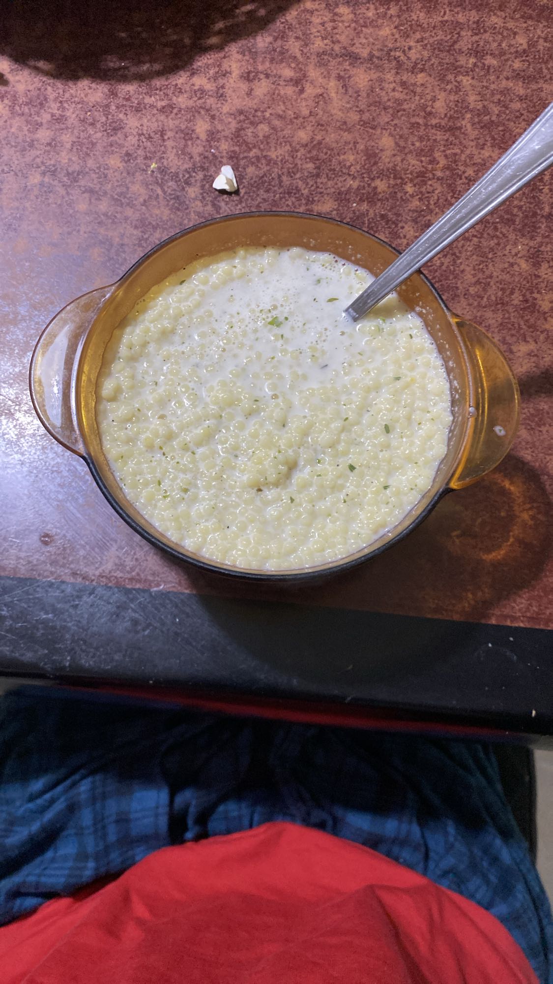 Soupe de perles au lait