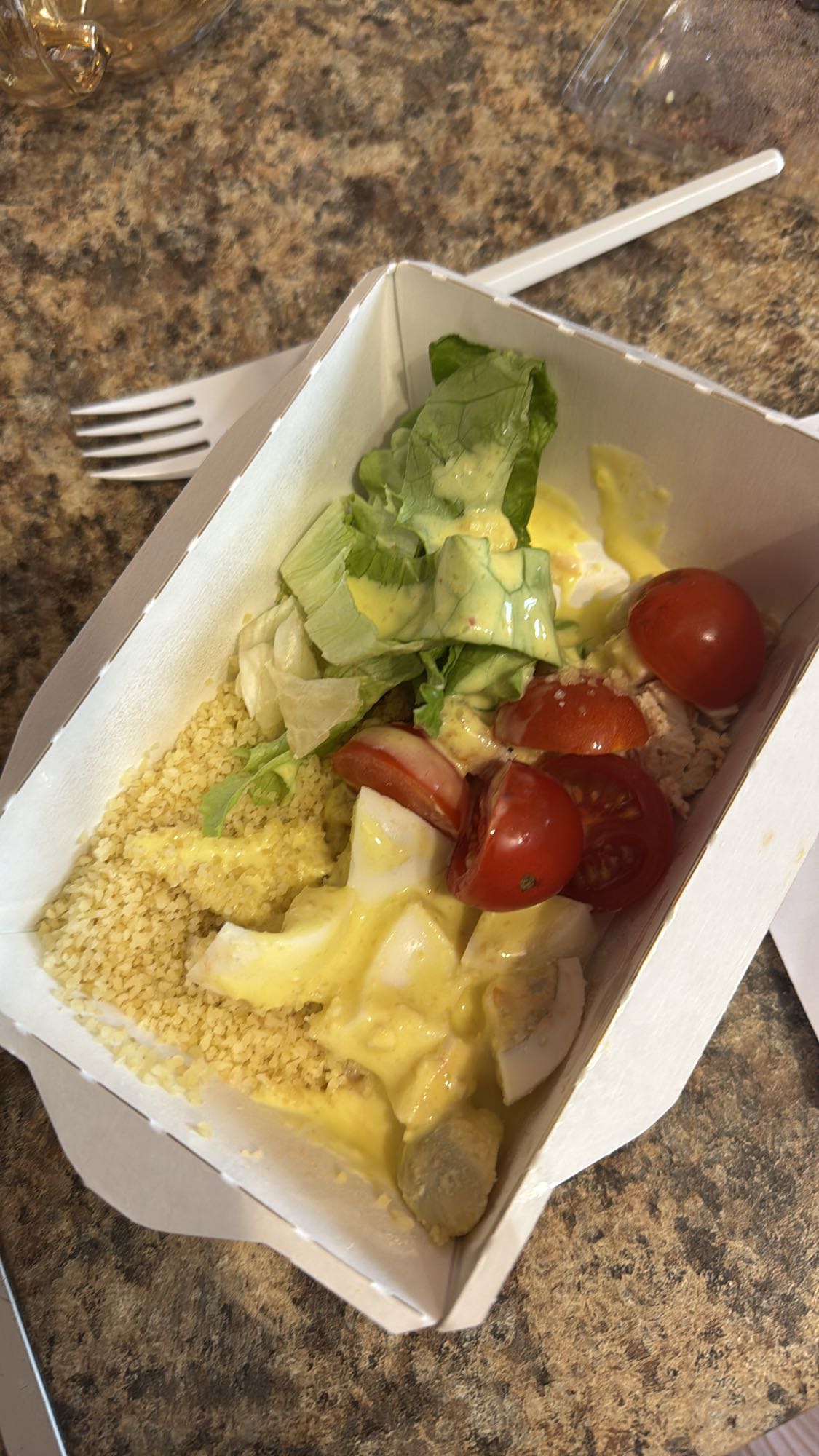 Салат с кус-кусом