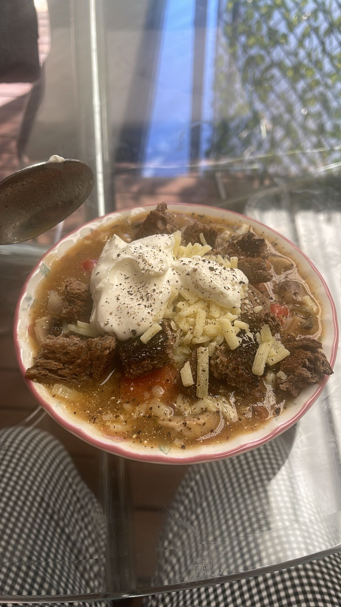 Beef Stew with Cheese