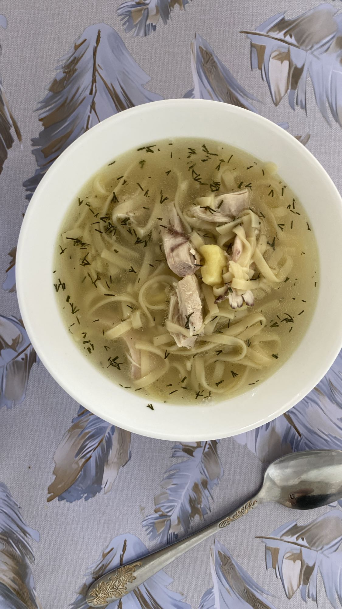 Куриный суп с лапшой