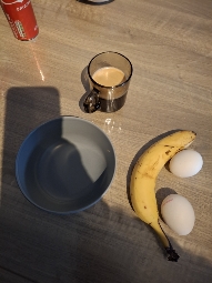 Banana and Eggs Breakfast