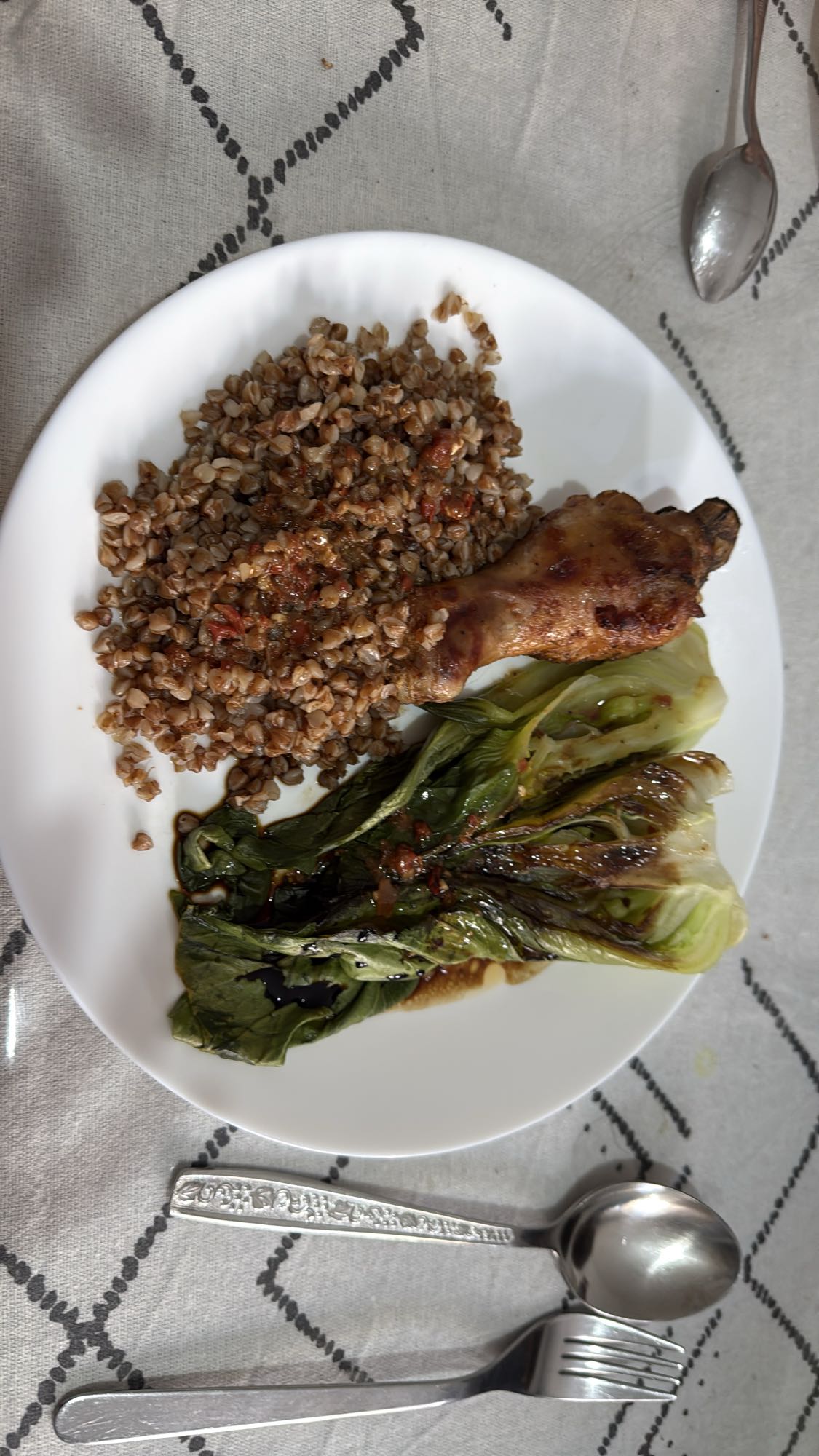 Grilled Chicken with Buckwheat