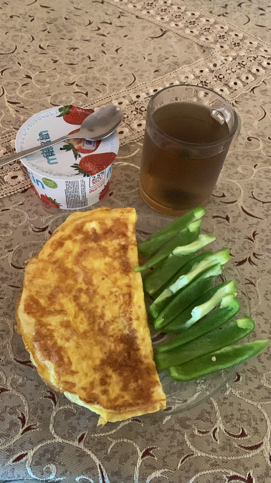 Омлет с йогуртом