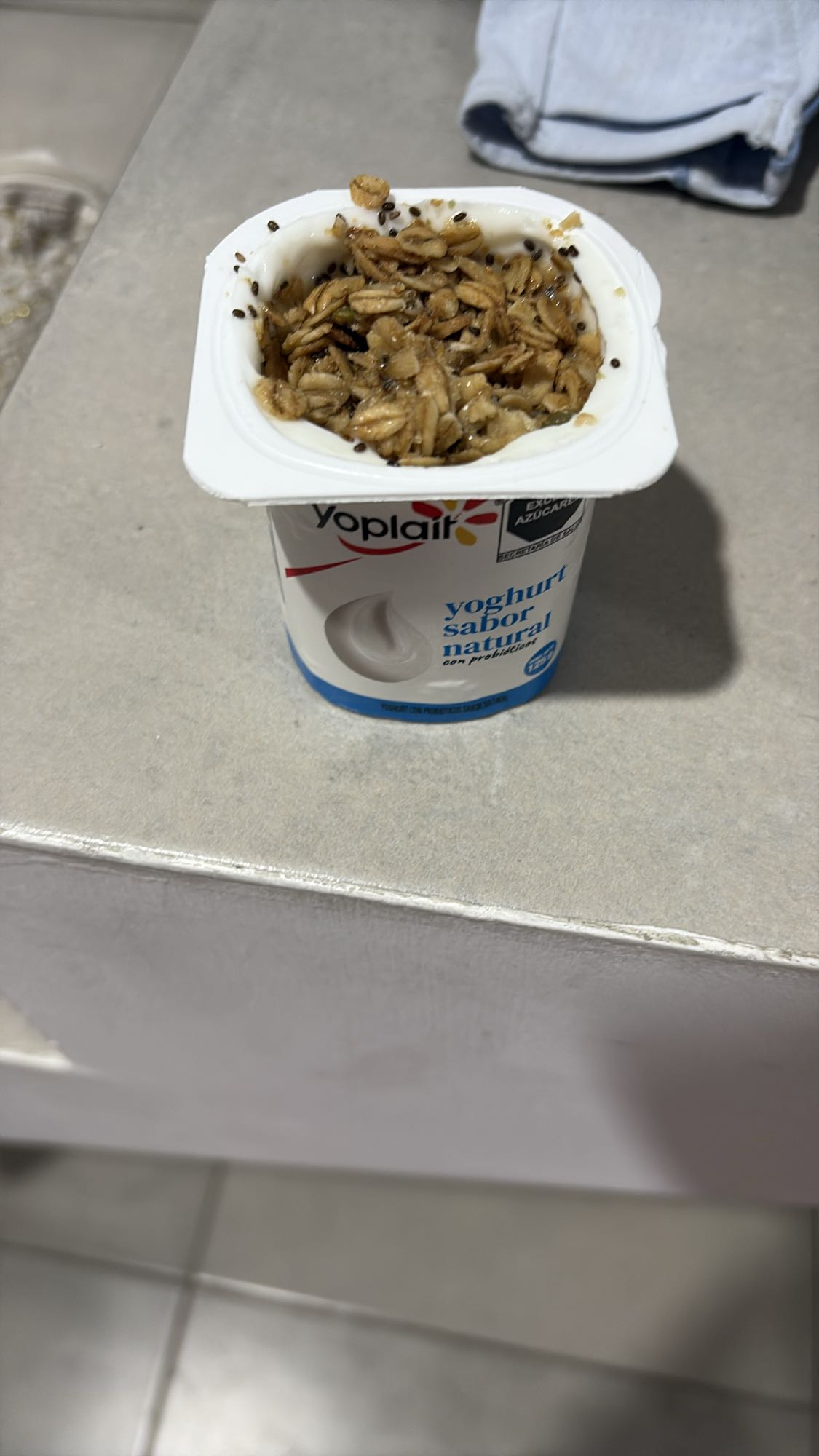 Yogurt with granola