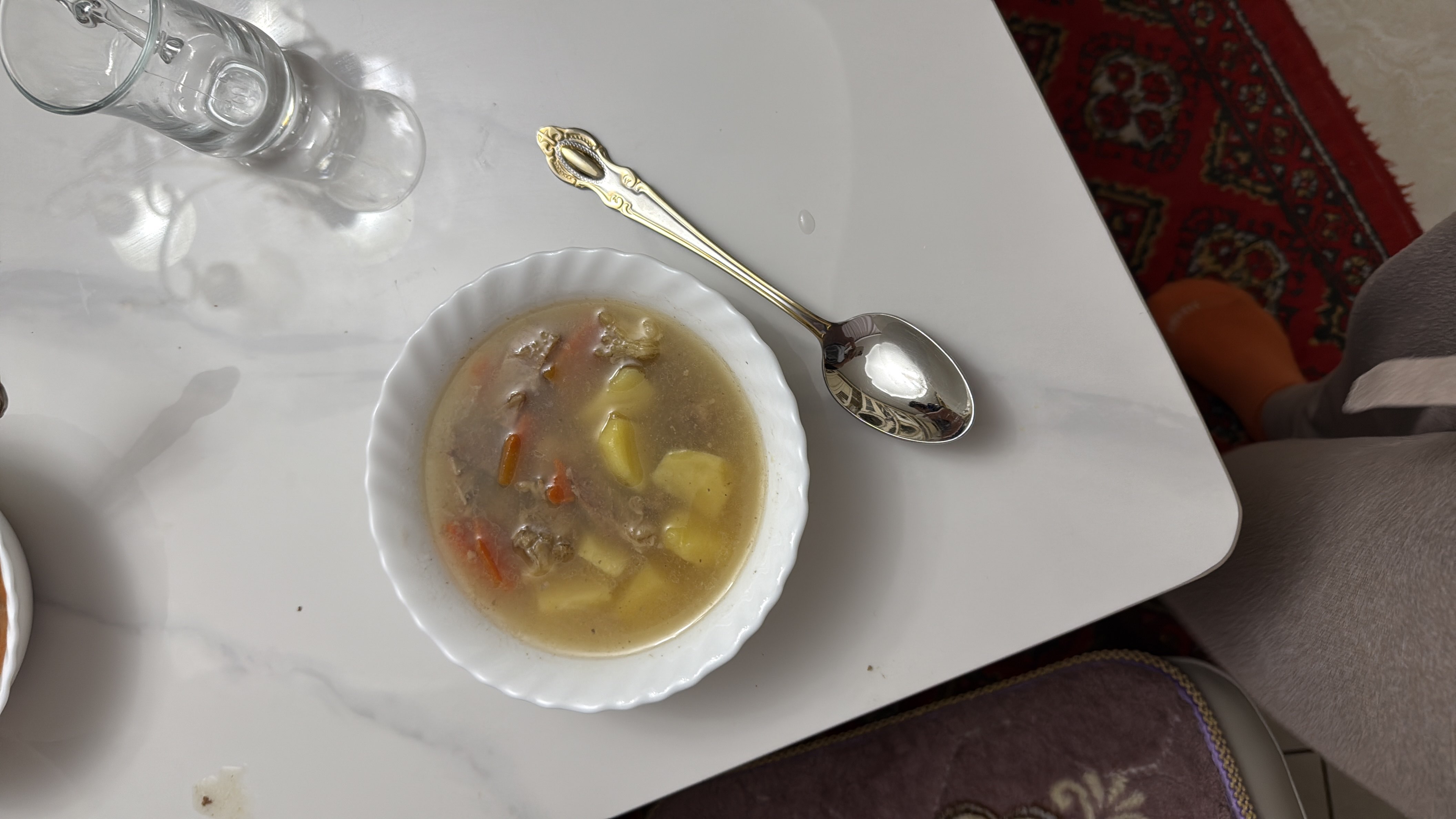 Суп с говядиной