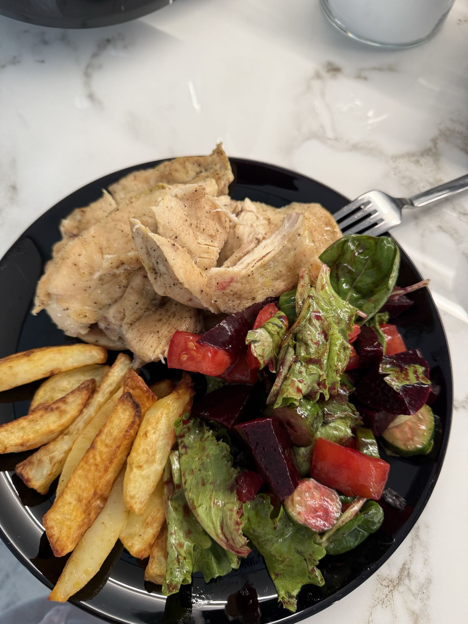 Grilled Chicken with Salad