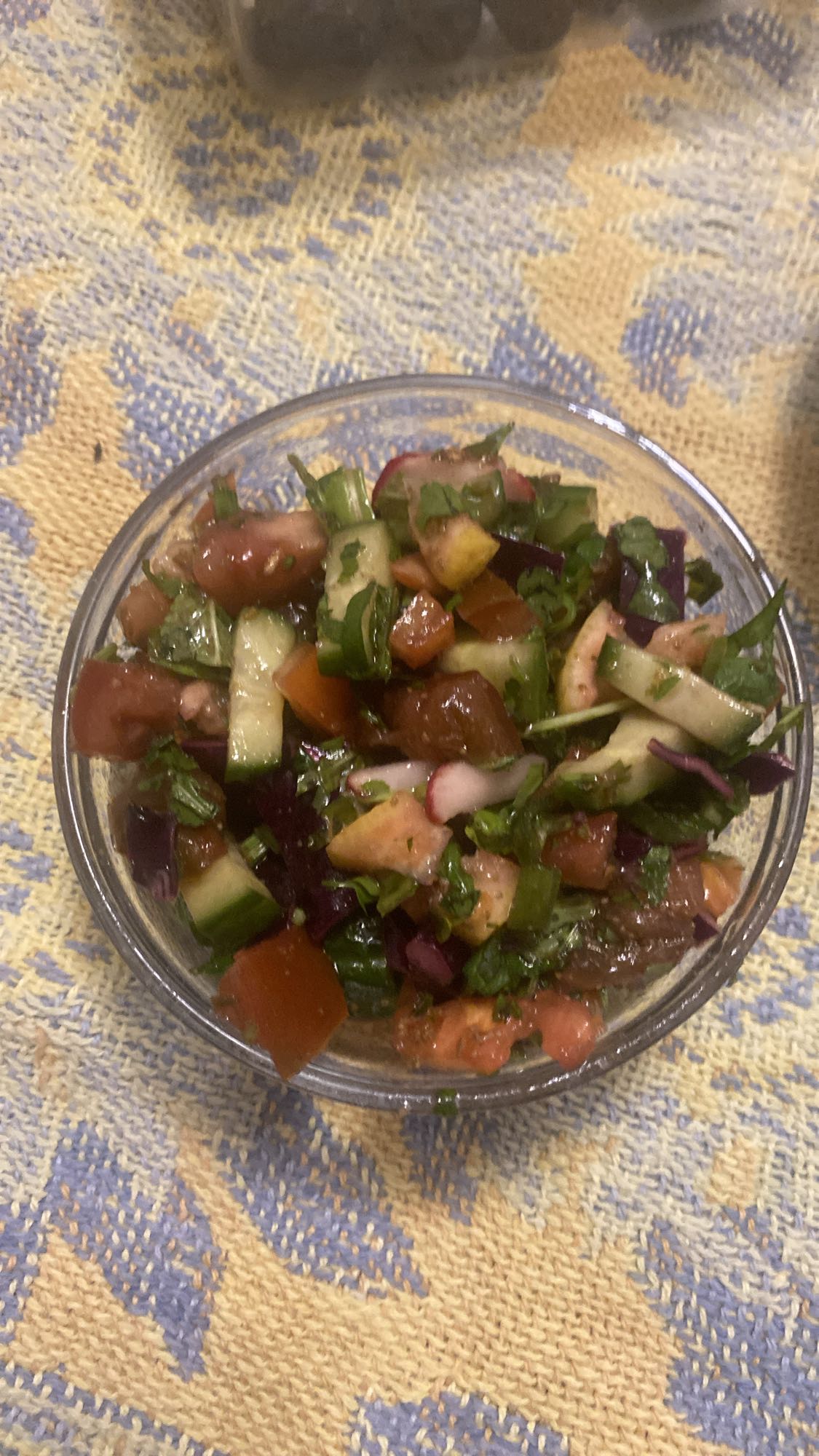 سلطة خضار طازجة