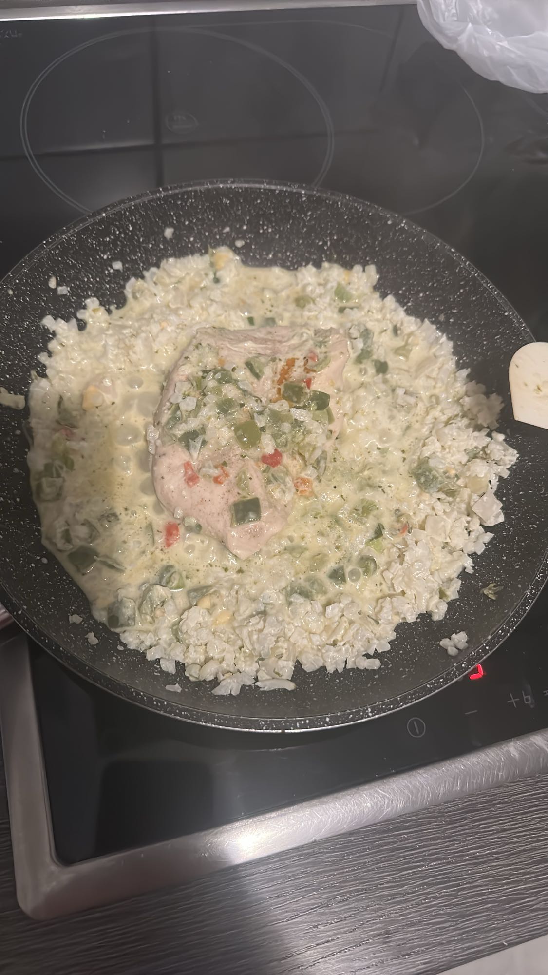 Hähnchen mit Rahmsoße