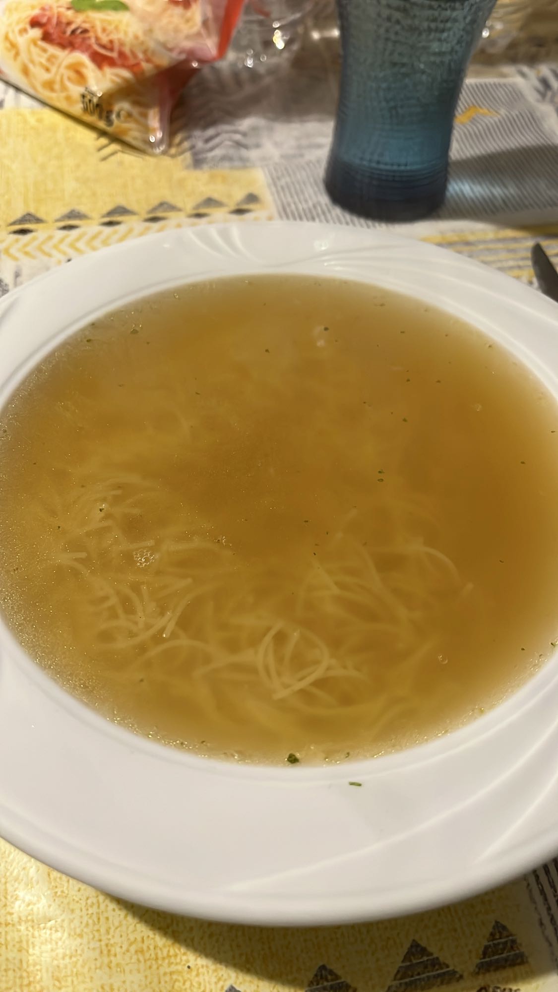 Soupe aux vermicelles