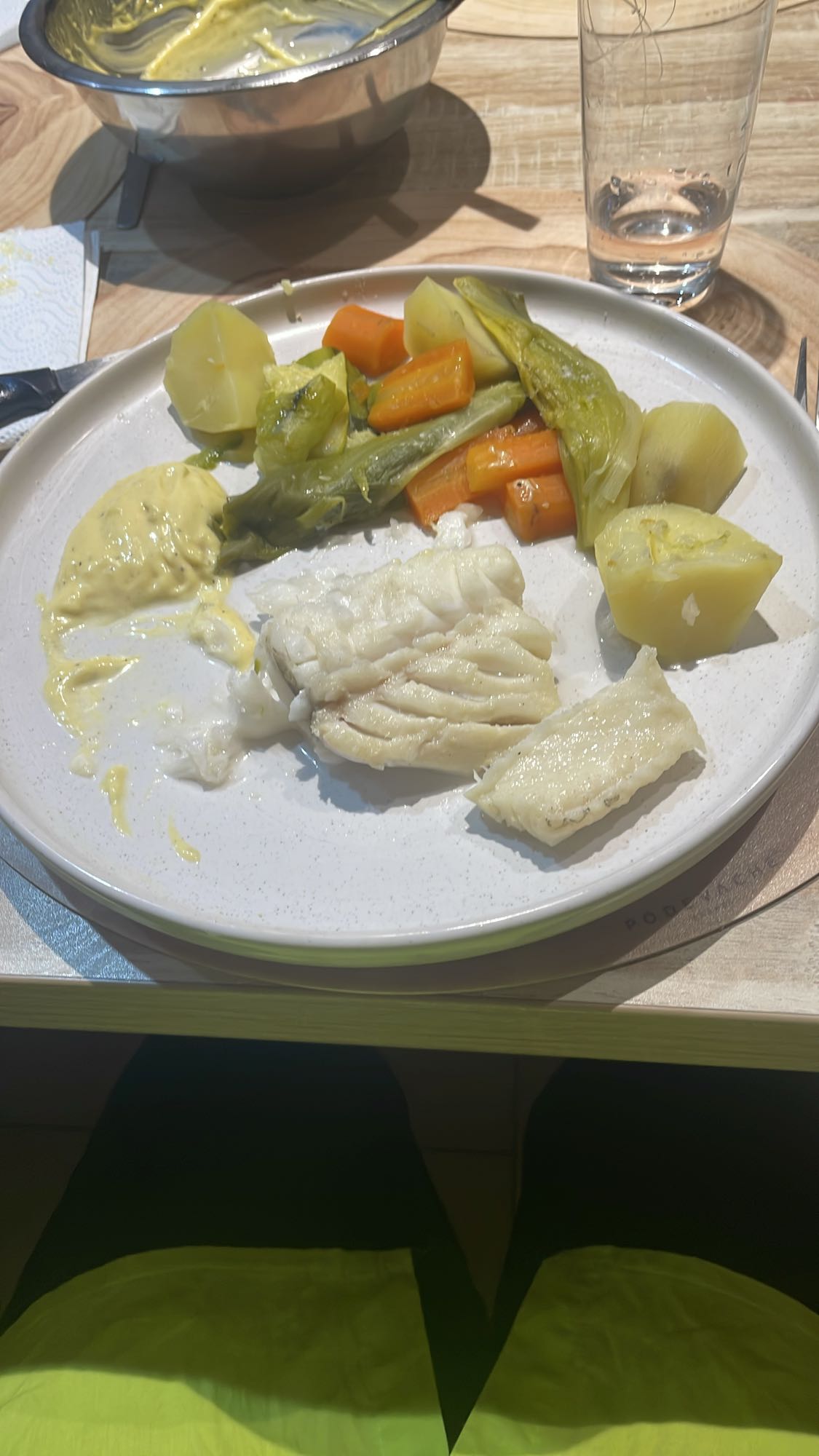 Cabillaud aux légumes