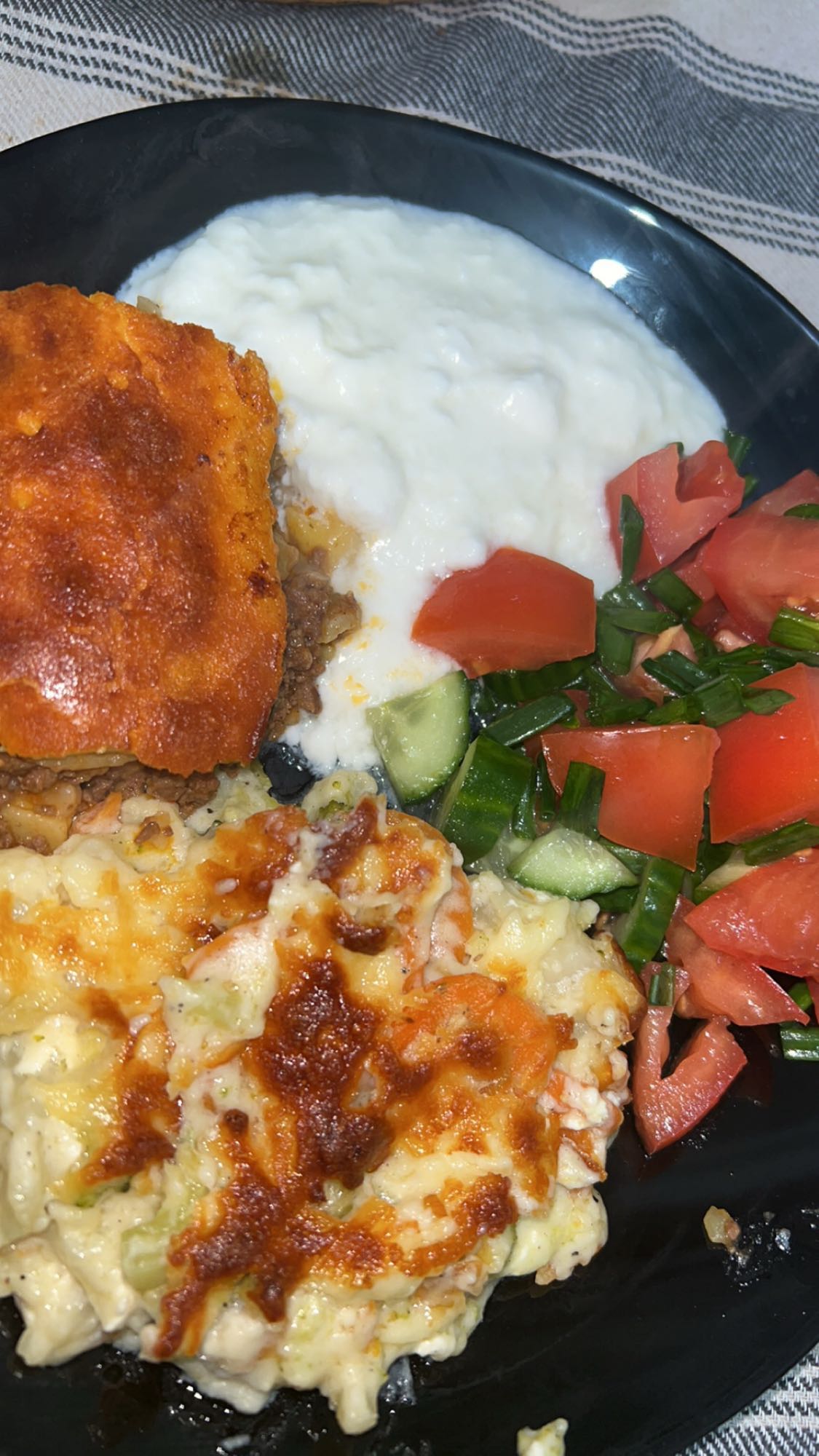 Fırında Kıymalı Makarna