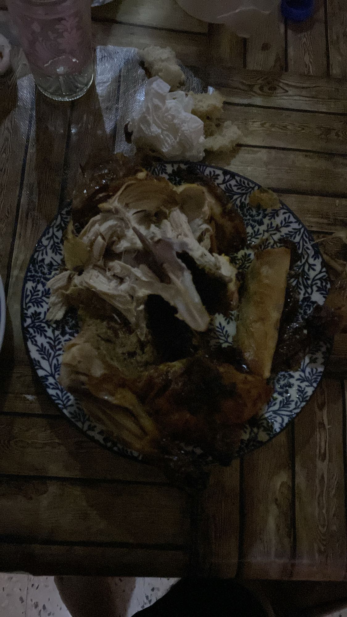 Poulet rôti avec accompagnement