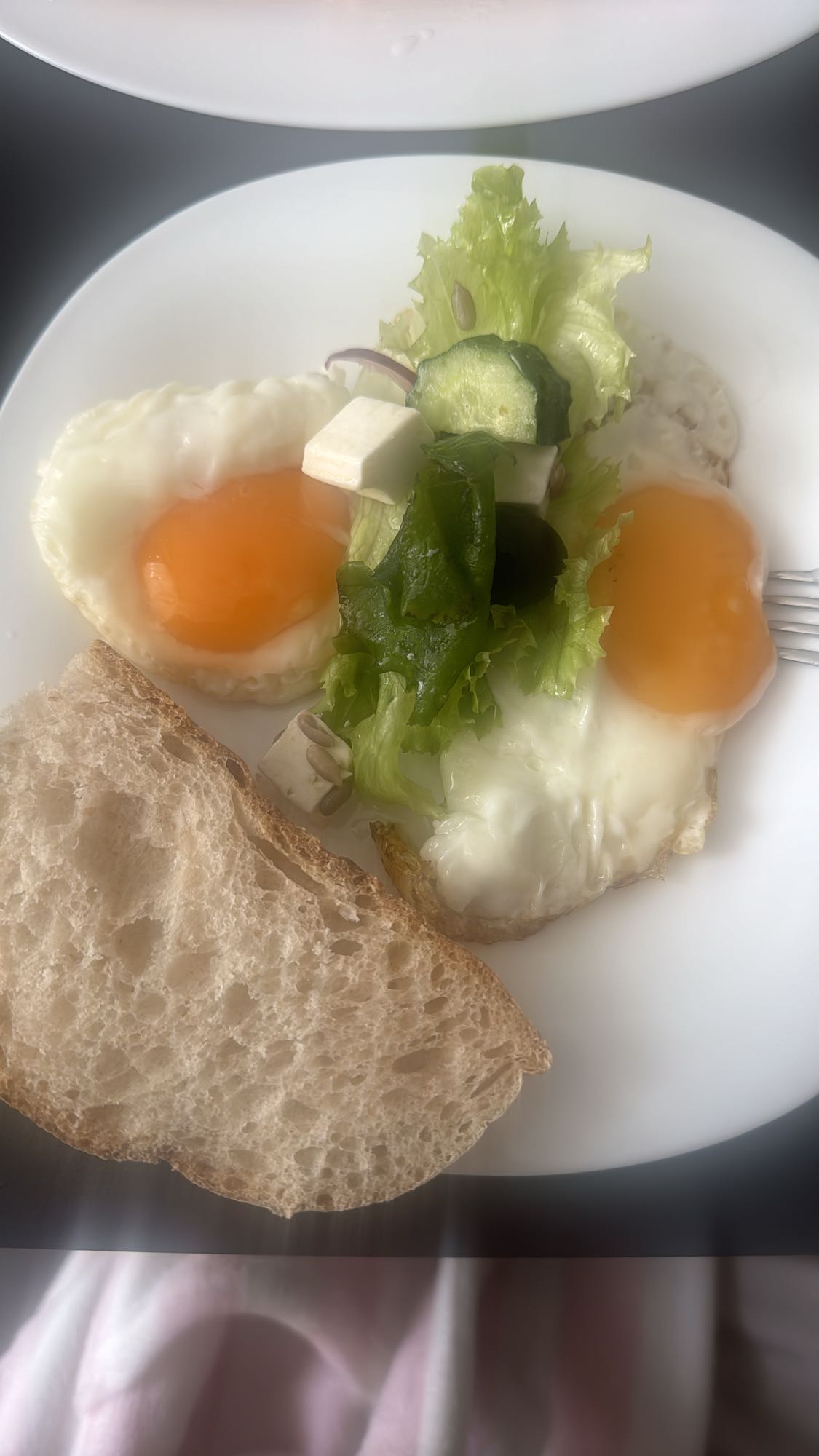 Яичница с овощами