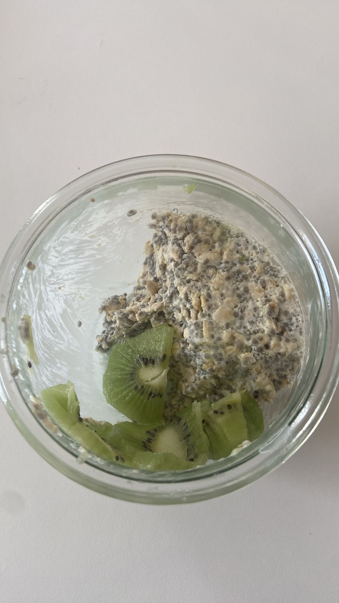 Pudding de chia au kiwi