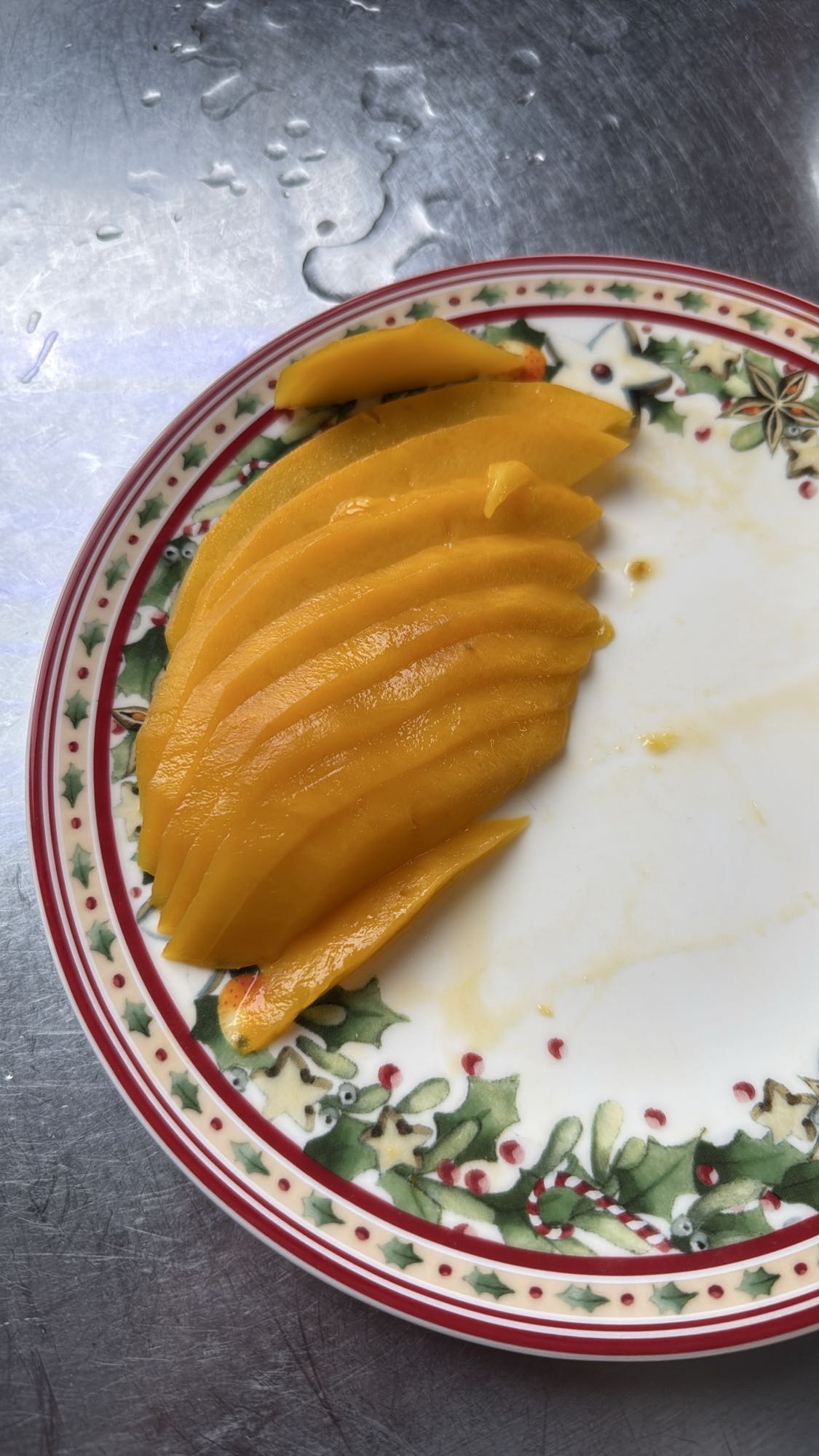 Нарезанное манго