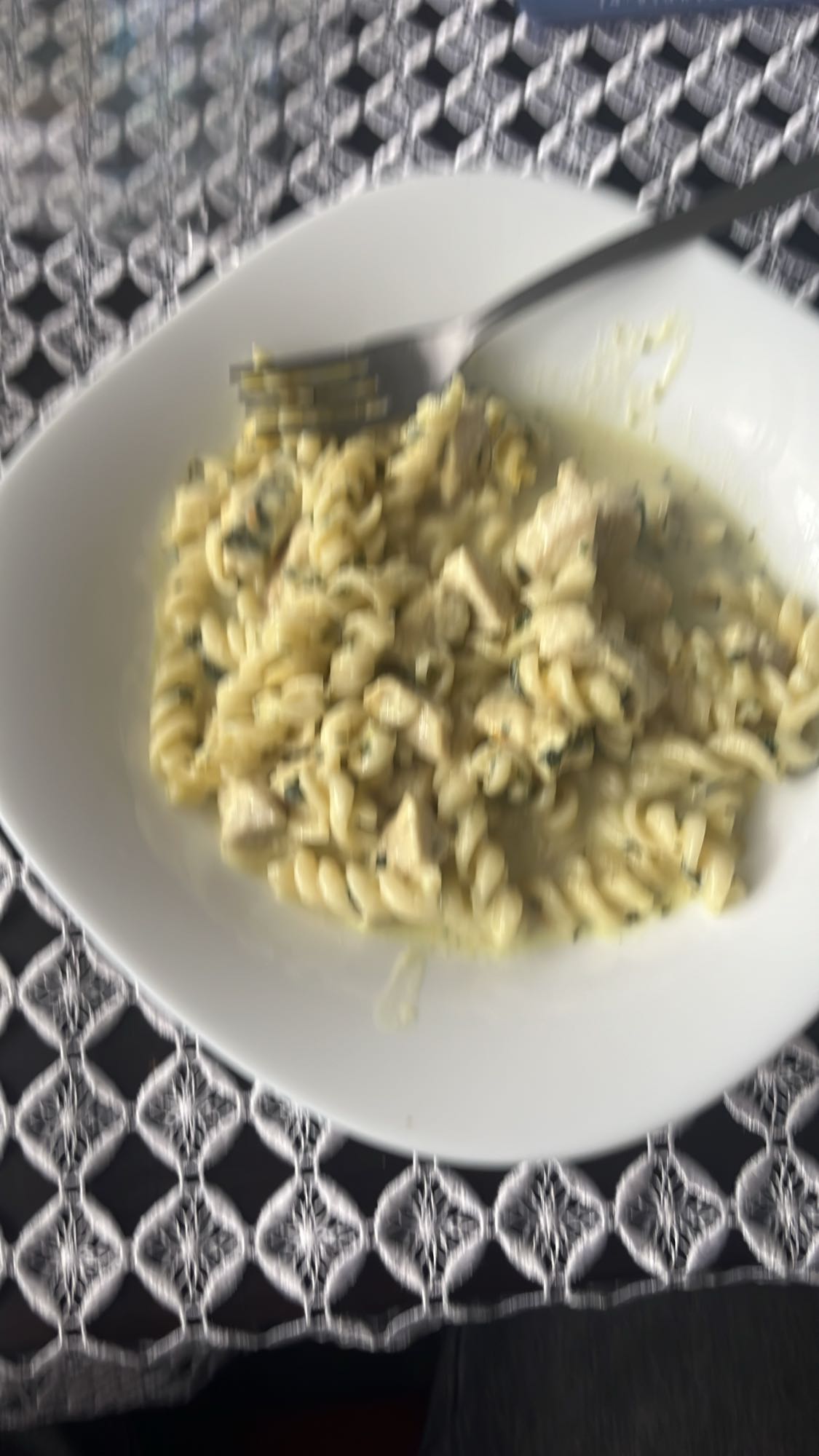 Makaron z kurczakiem