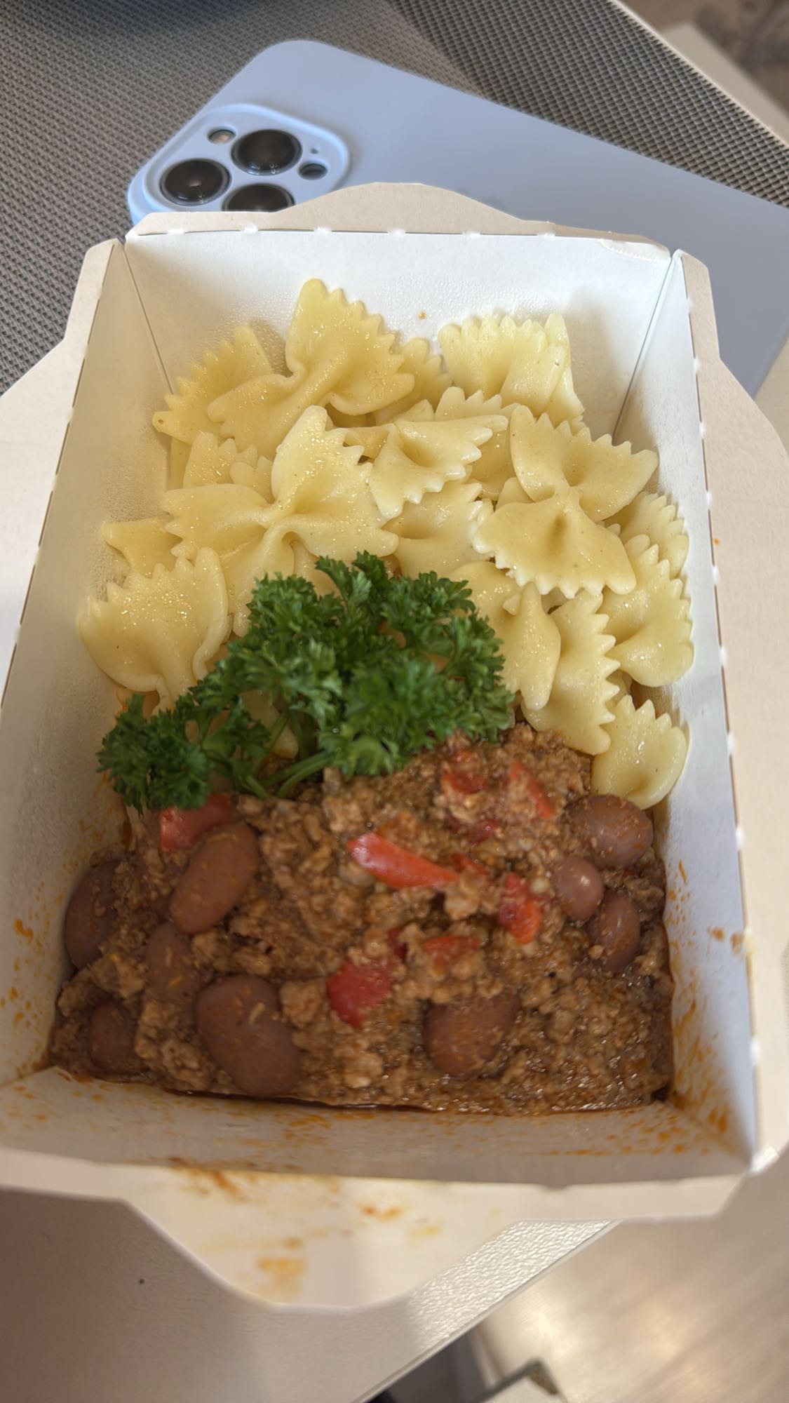 Фарфалле с мясным рагу