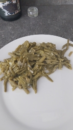 Haricots verts cuits