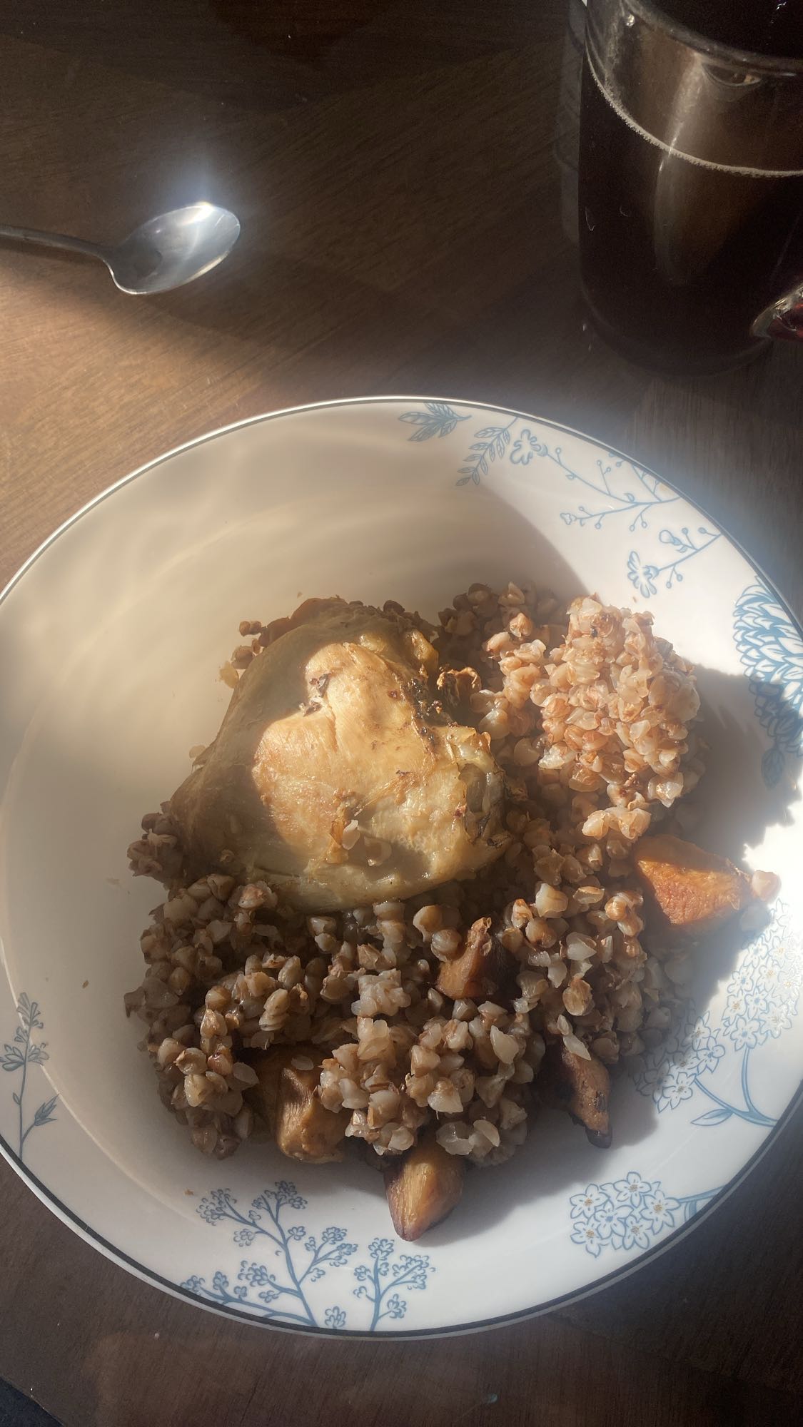 Гречка с курицей