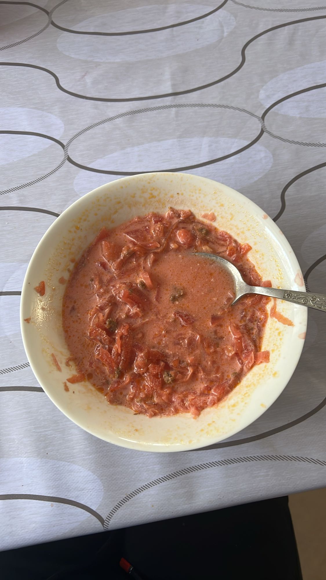 Борщ со сметаной