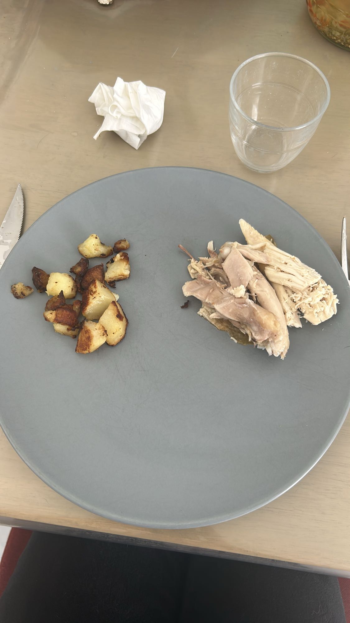 Poulet avec pommes de terre