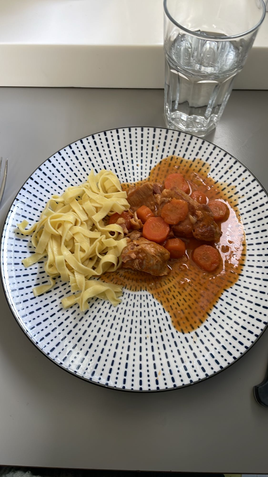 Beef Stew with Pasta