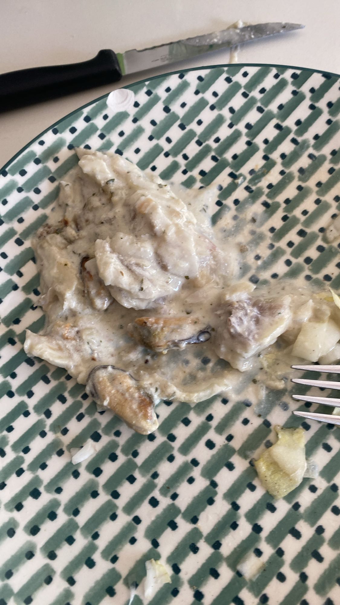 Poisson à la crème