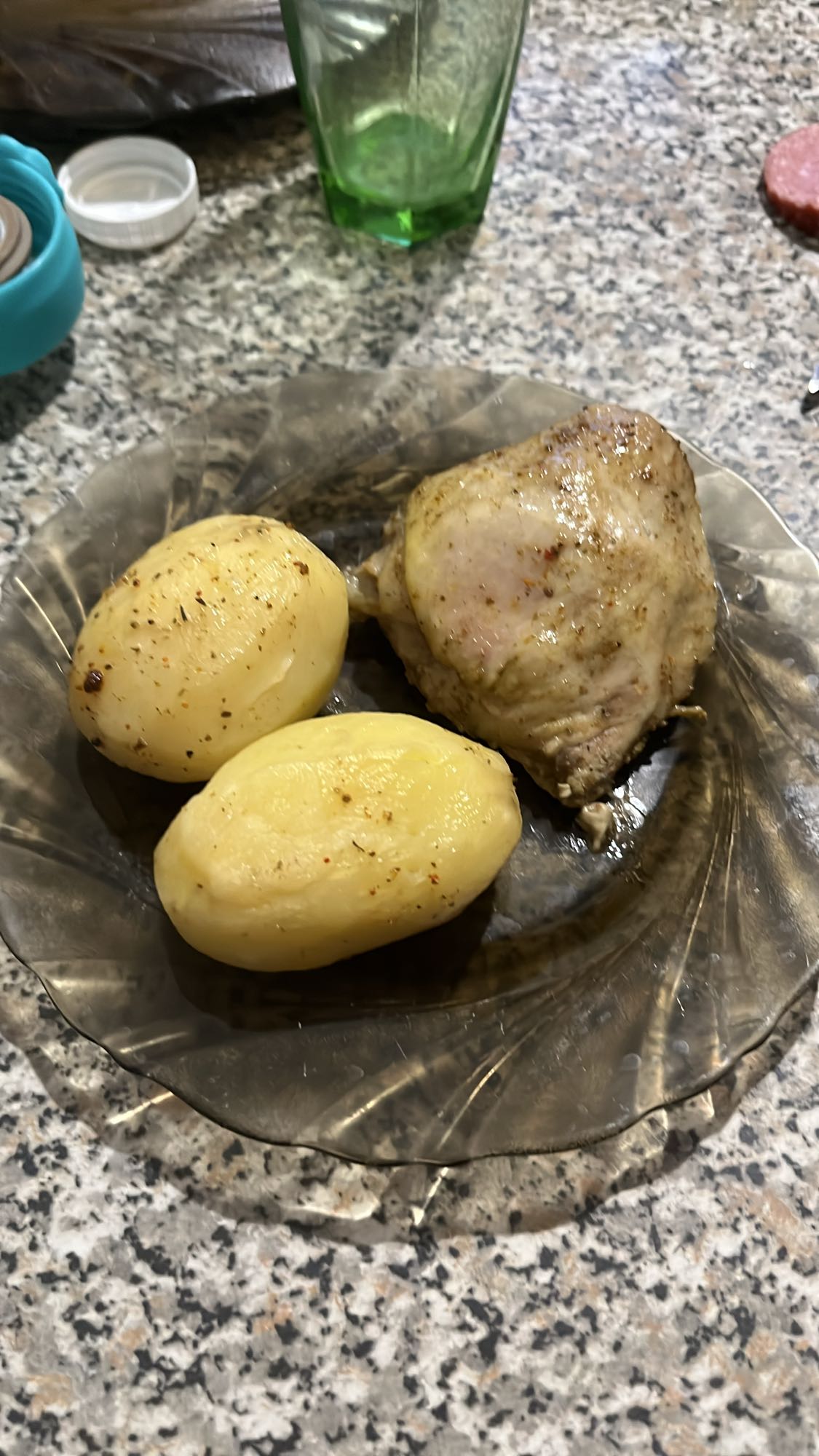 Курица с картофелем