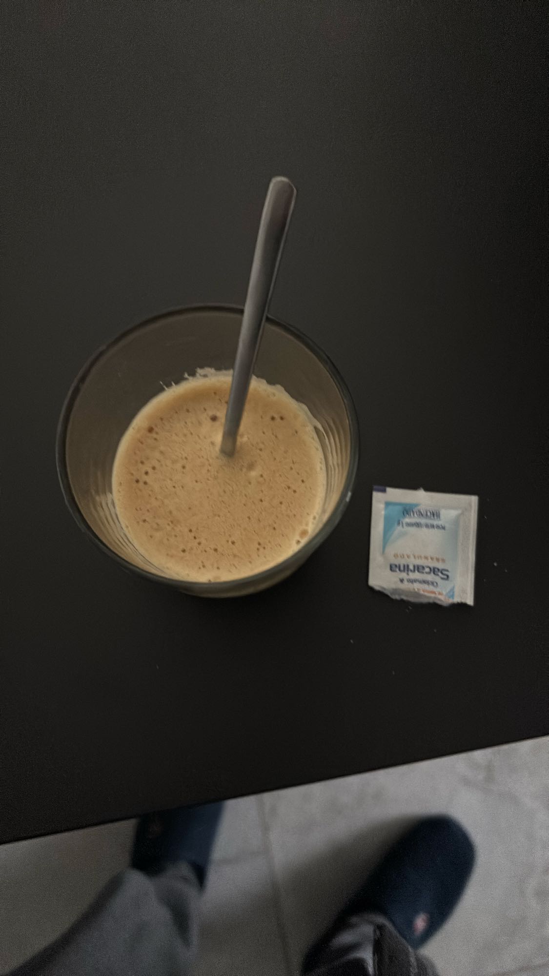 Café con endulzante