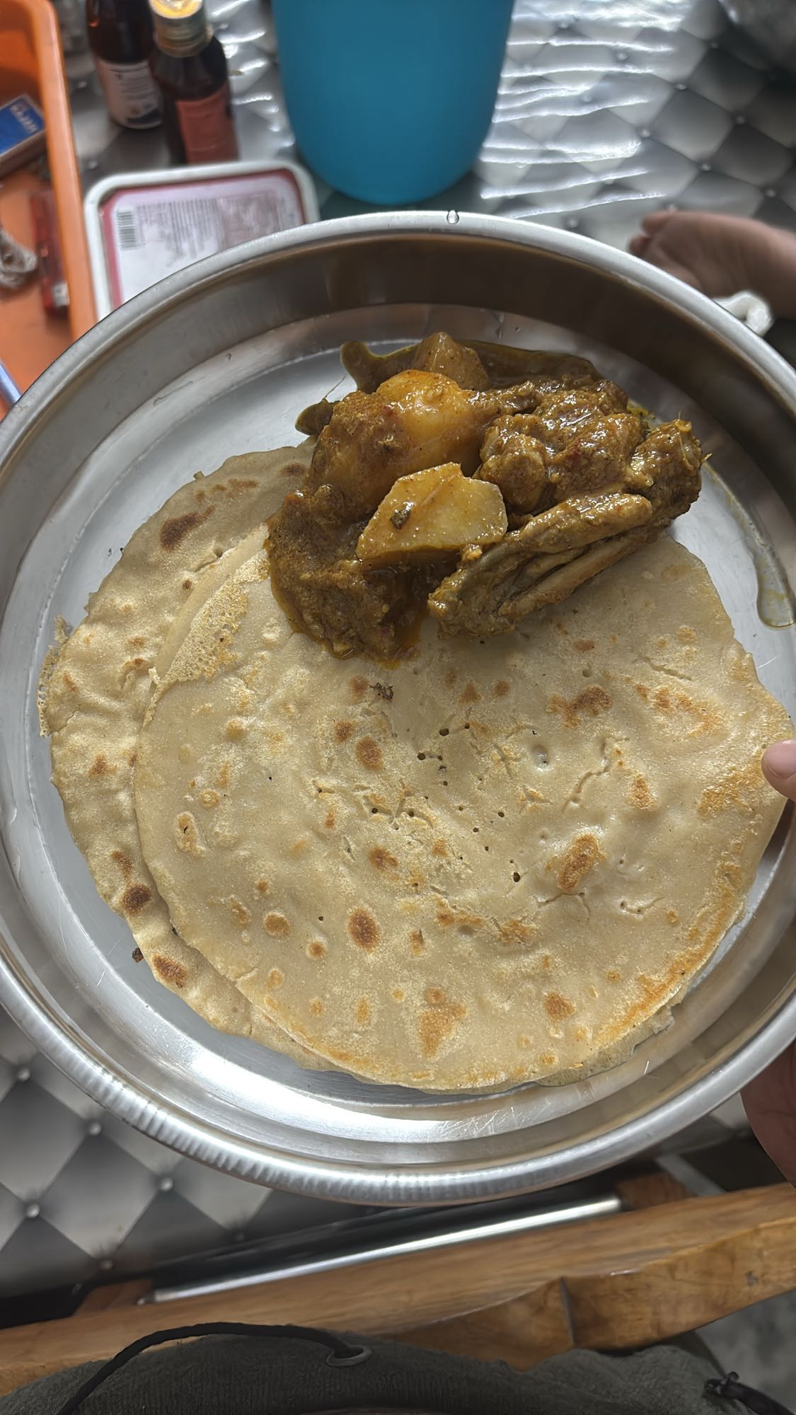 Chicken Curry with Roti