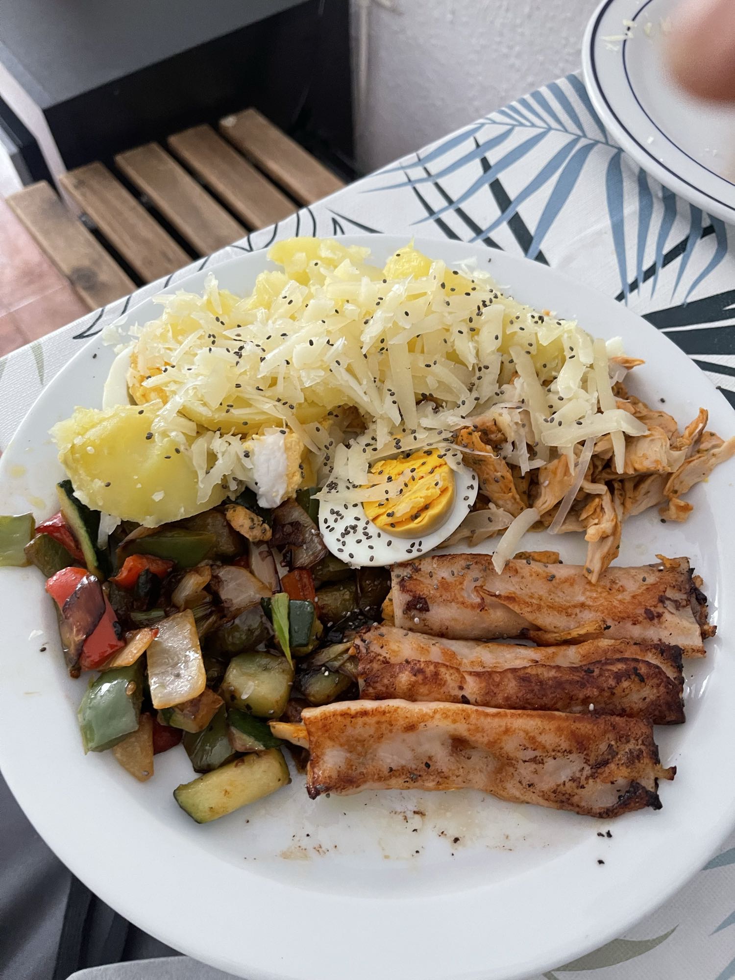 Plato mixto saludable