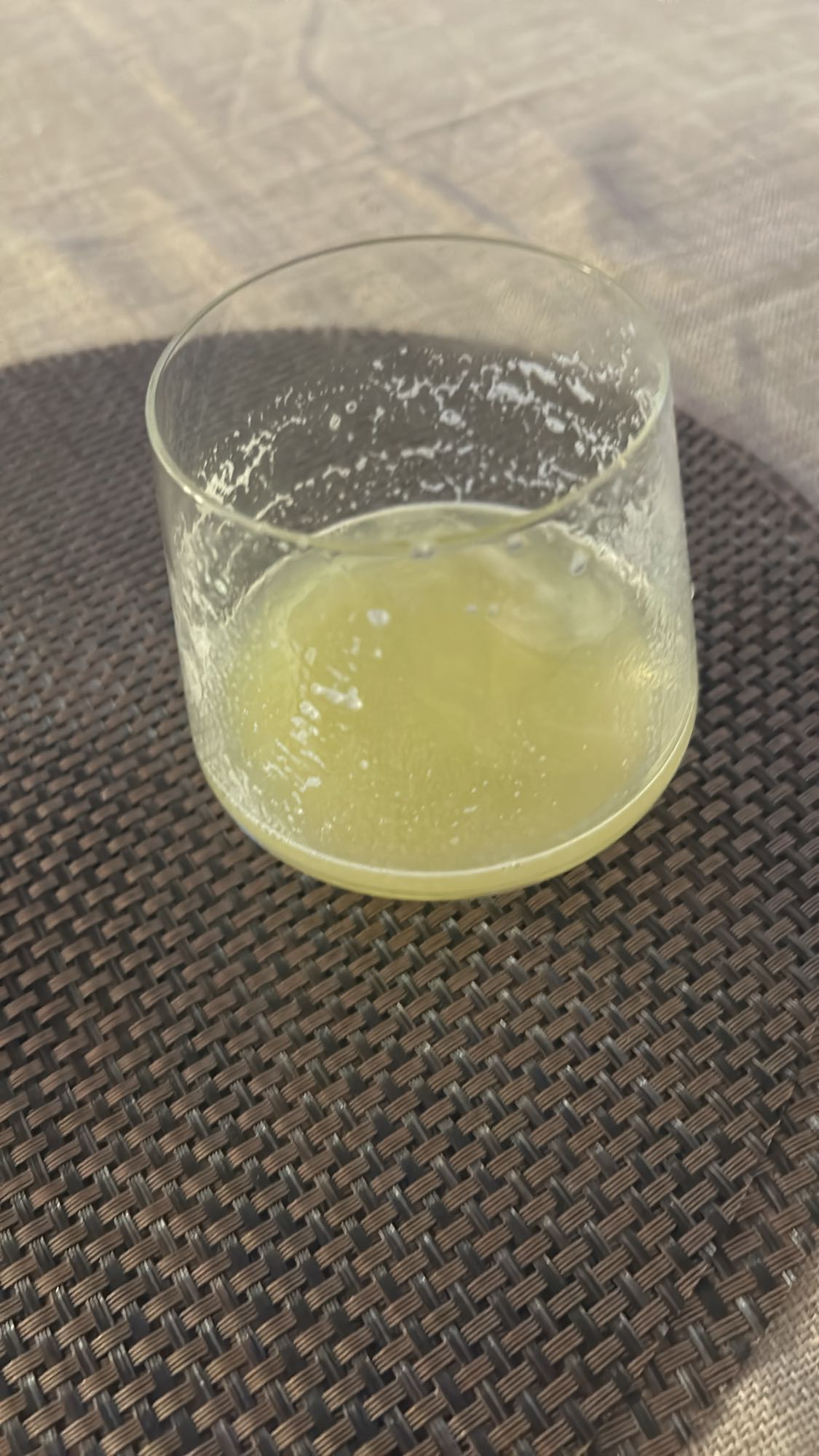 Jus de citron frais